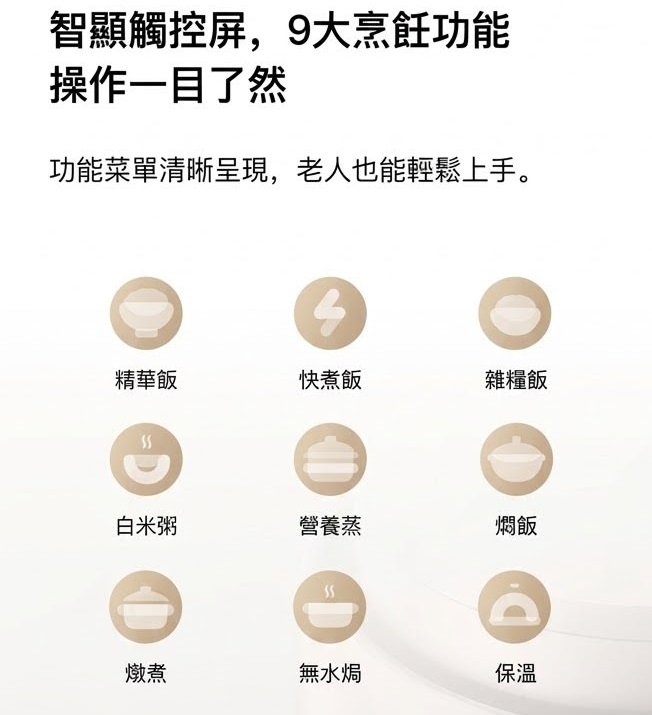 小米 米家智能IH電飯煲2 多功能版 3L / 4L 香港三腳插頭 (預購產品)