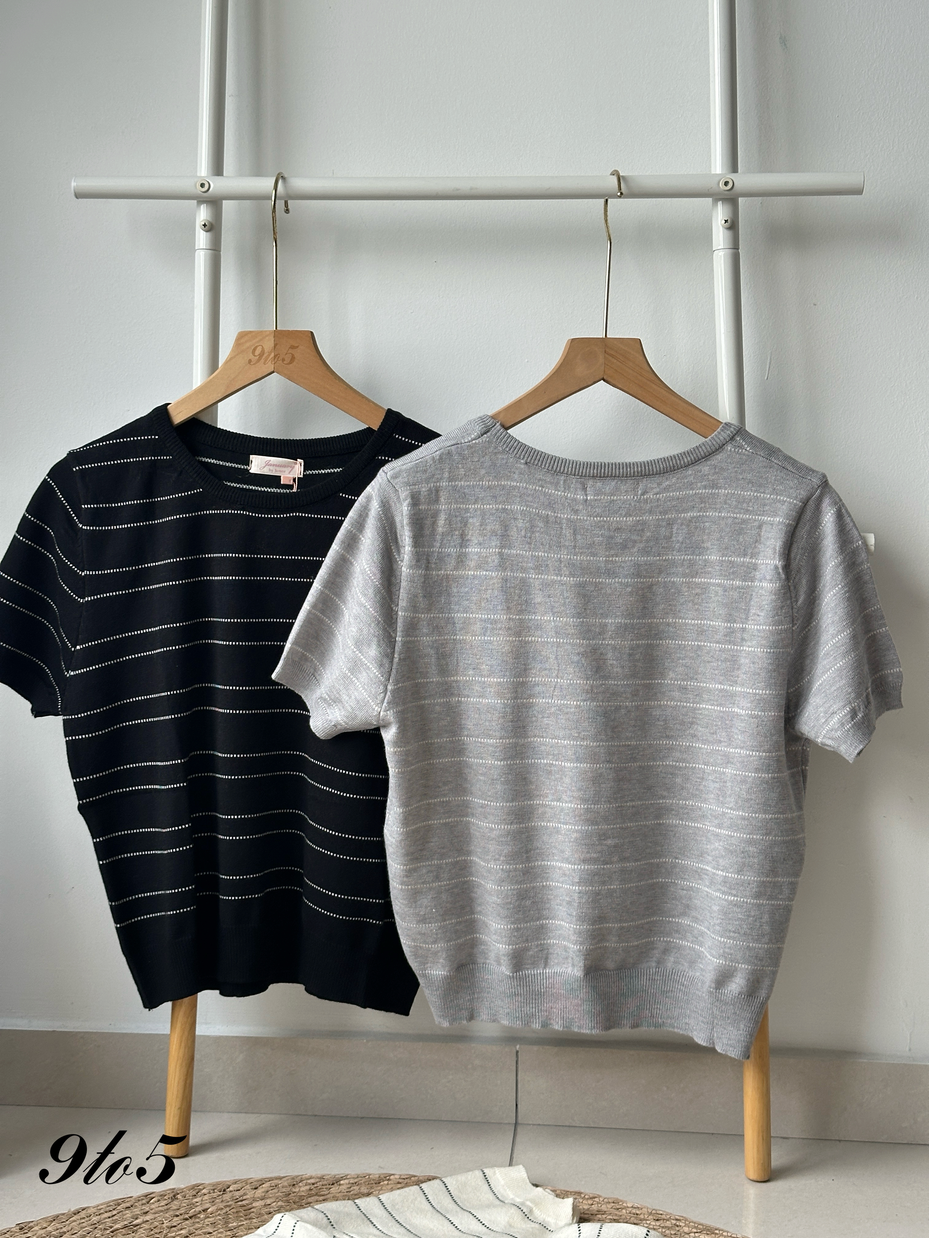 T4197 Stripe Knit Top - 4 Colors 