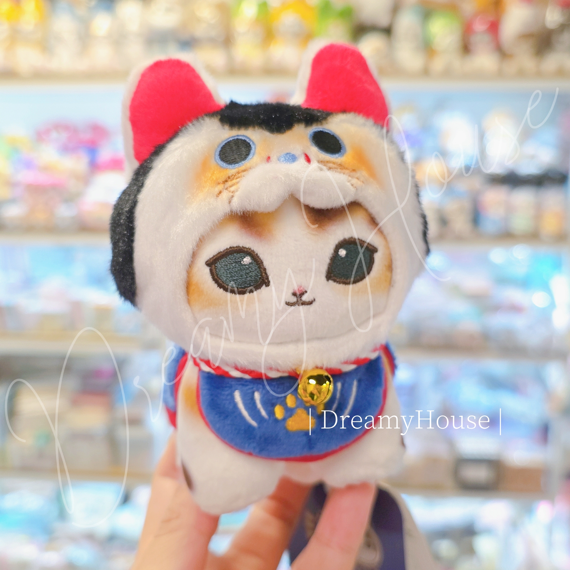 日本 Mofusand貓咪 鯊魚貓 mofumofu store 緣起物公仔吊飾