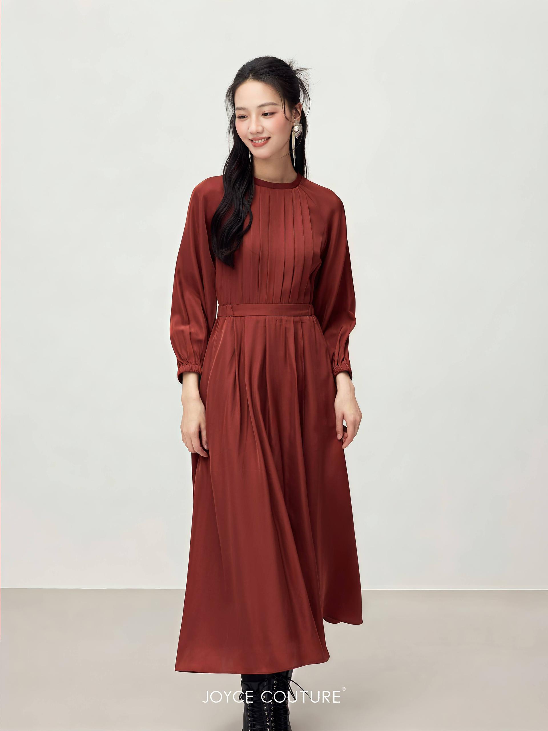 长袖连身裙 D0349