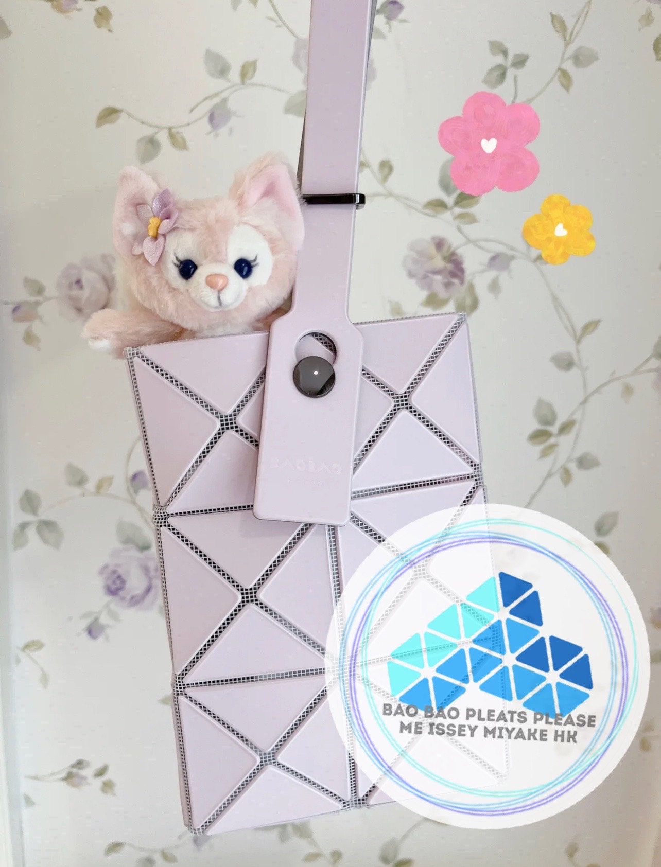 BAO BAO Lucent frost mini bag珍珠淺粉迷你手提袋
