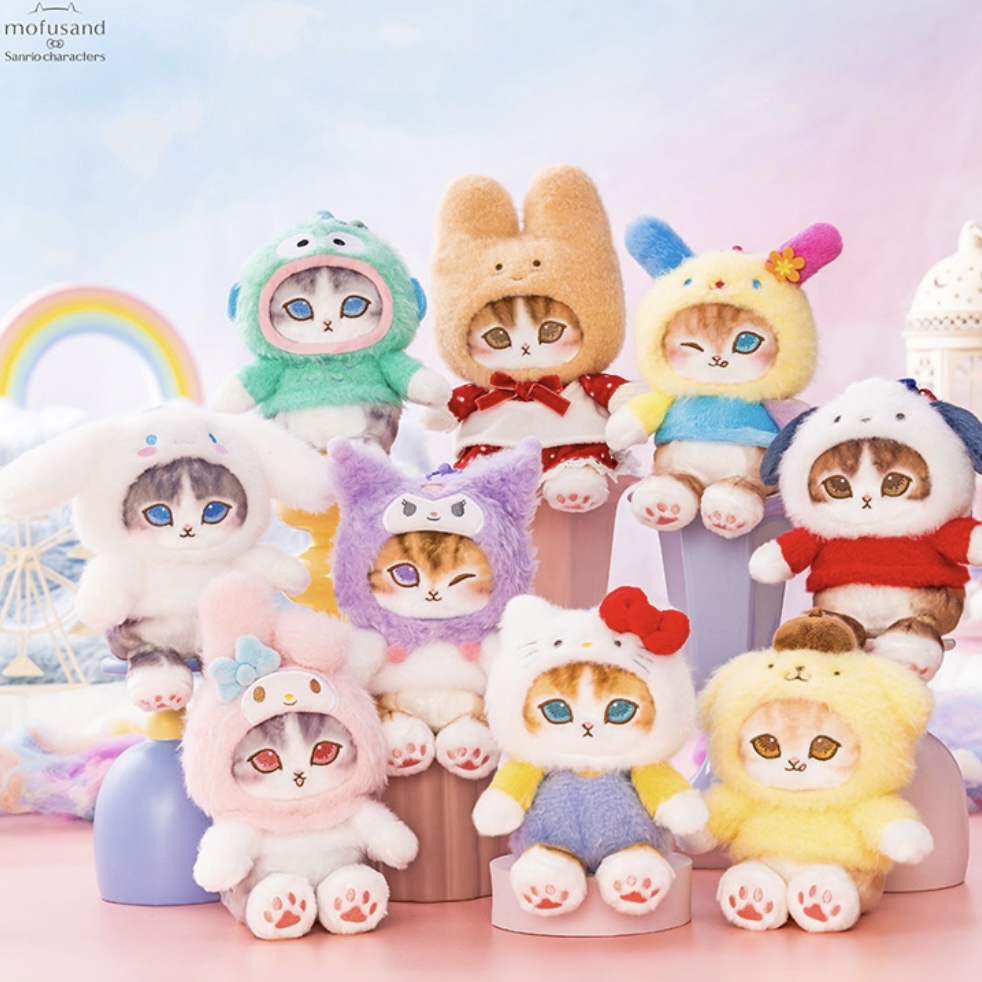 Mofusand 鯊魚貓 公仔匙扣｜預訂