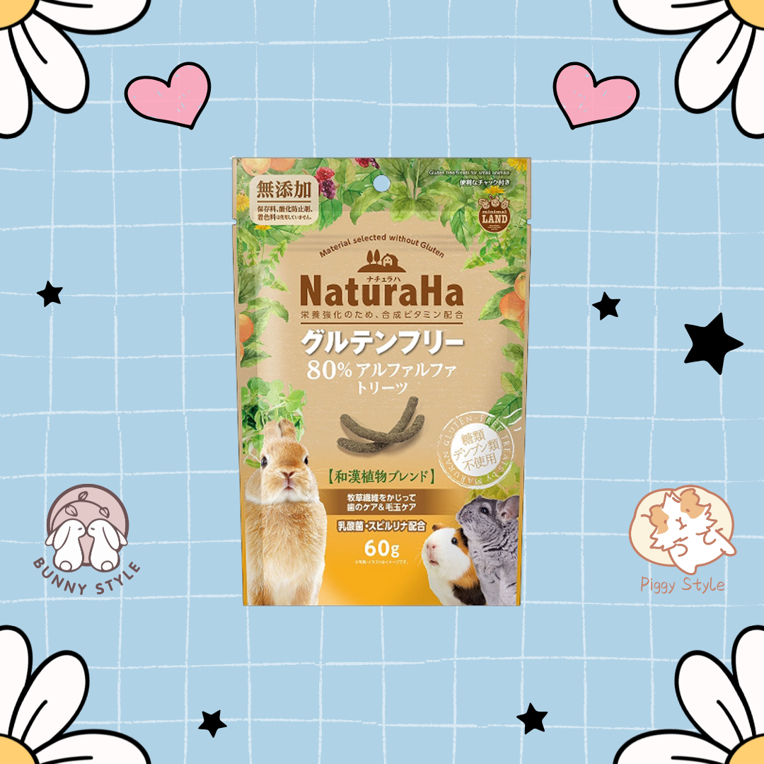 日本 Marukan 無麩質80%苜蓿草條 60g