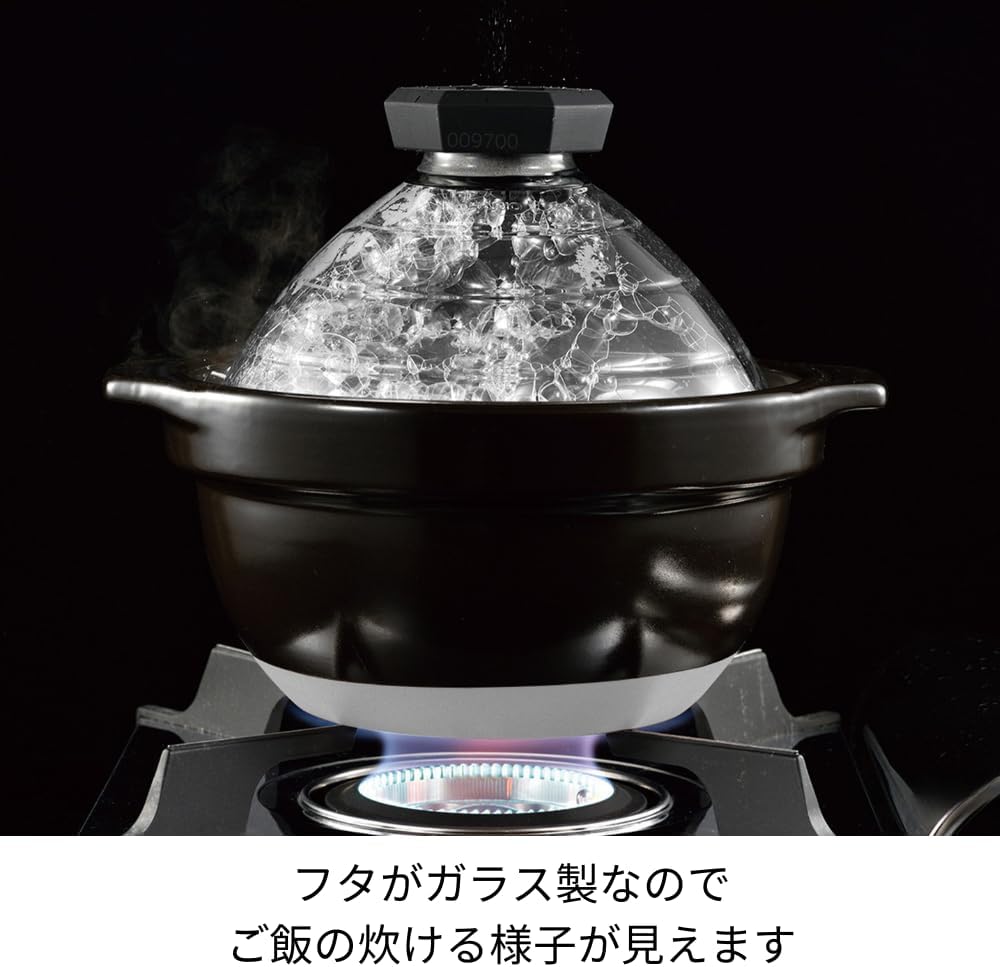 日本製 Hario 萬古燒 飯釜 飯煲 - 2~3人