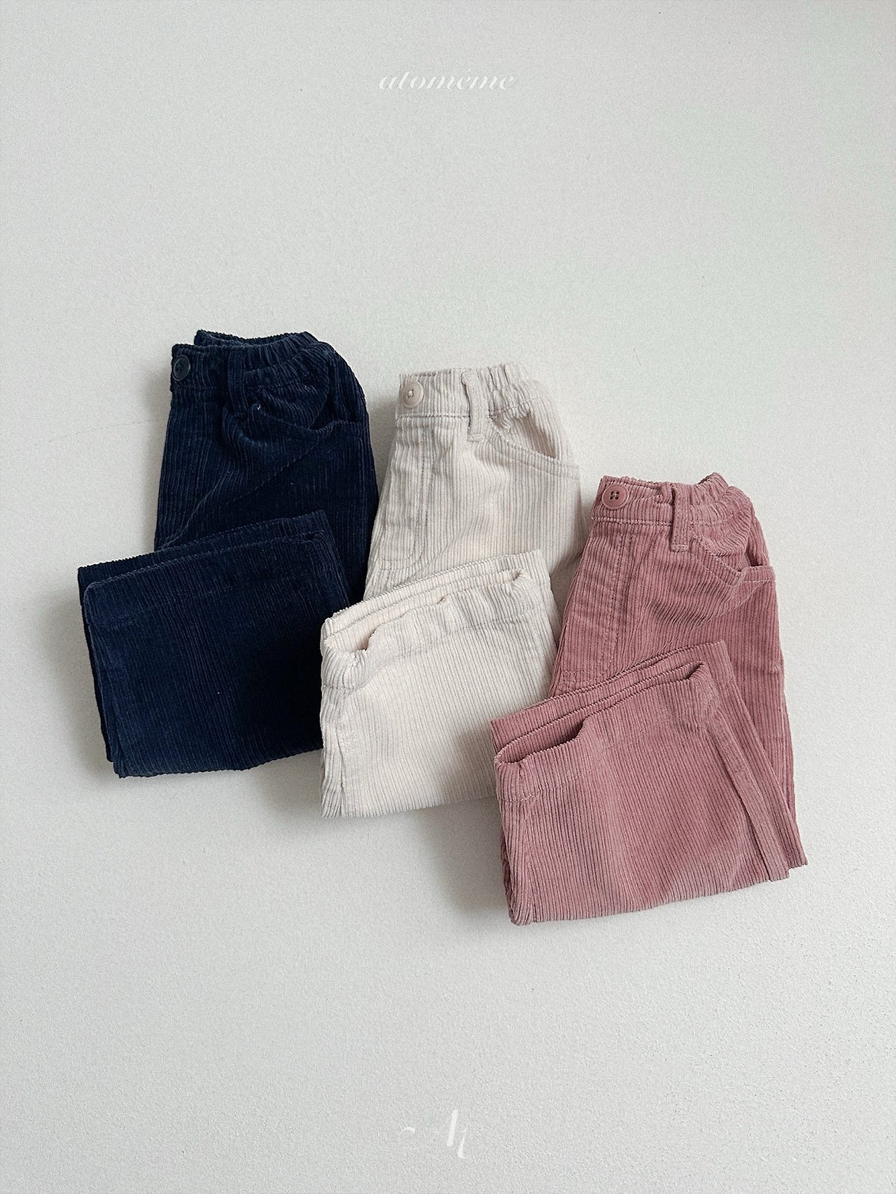 Atomeme | Crepe Corduroy Pants