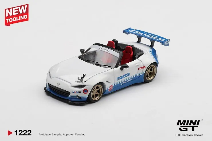 （預訂 Pre Order) Mini GT ( MGT01222-R ) Mazda Miata MX-5 (ND) Pandem IMSA