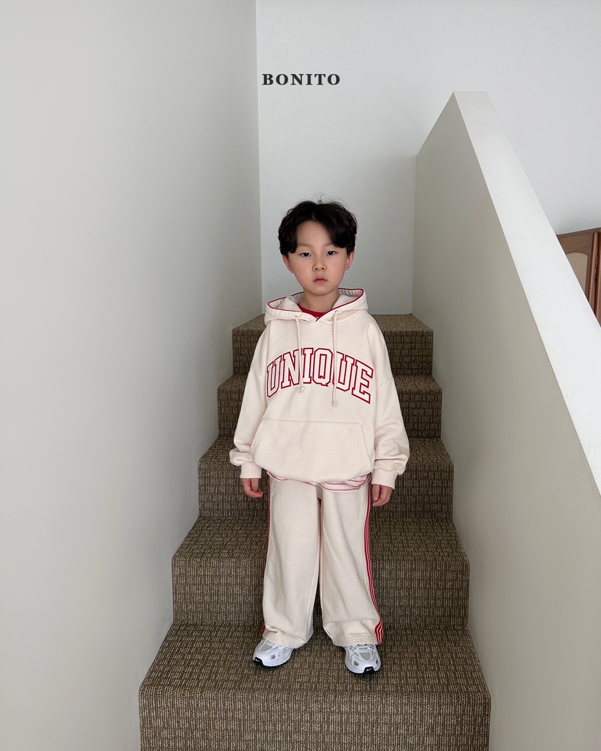 Bonito | 親子hoodie (Blue L 105-115)