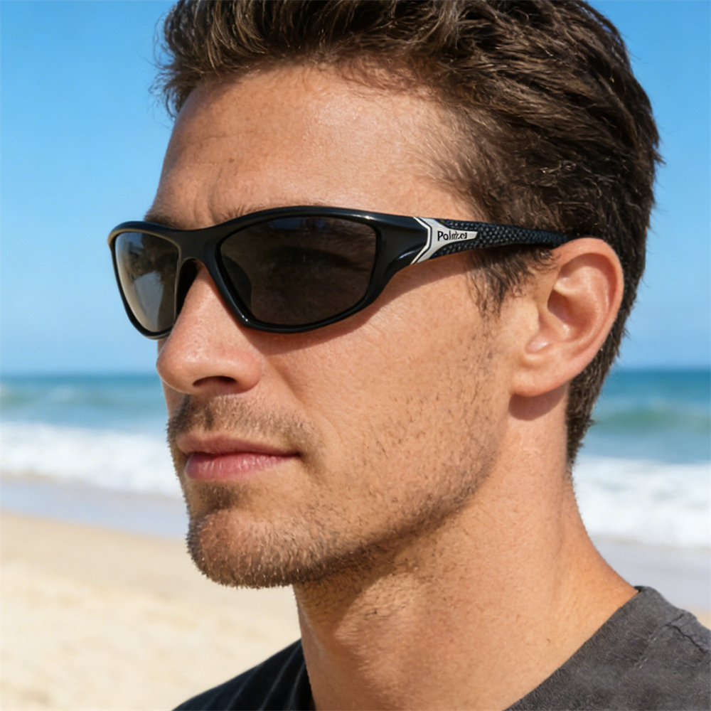 偏光運動墨鏡 黑灰 UB0266