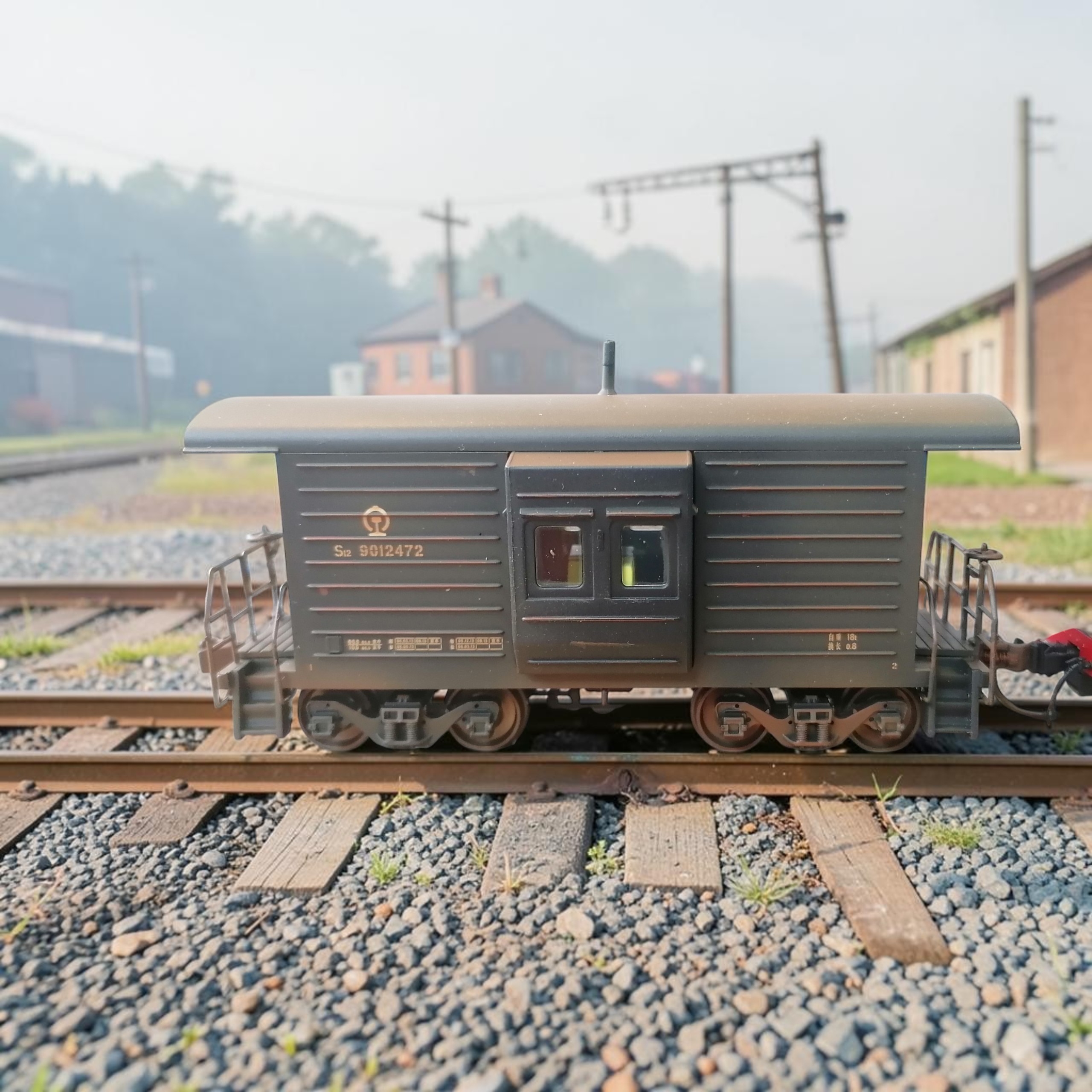 中國鐵路S12型守車 (China Railway Caboose) HO比例 舊化版