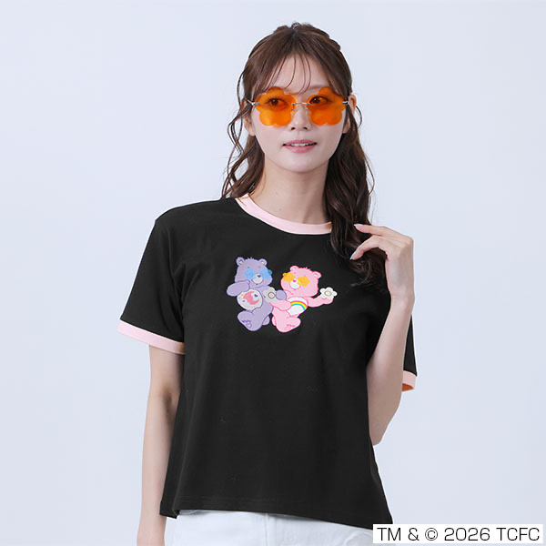 🎀【預訂】MARY QUANT x Care Bears Ringer T-shirt BK