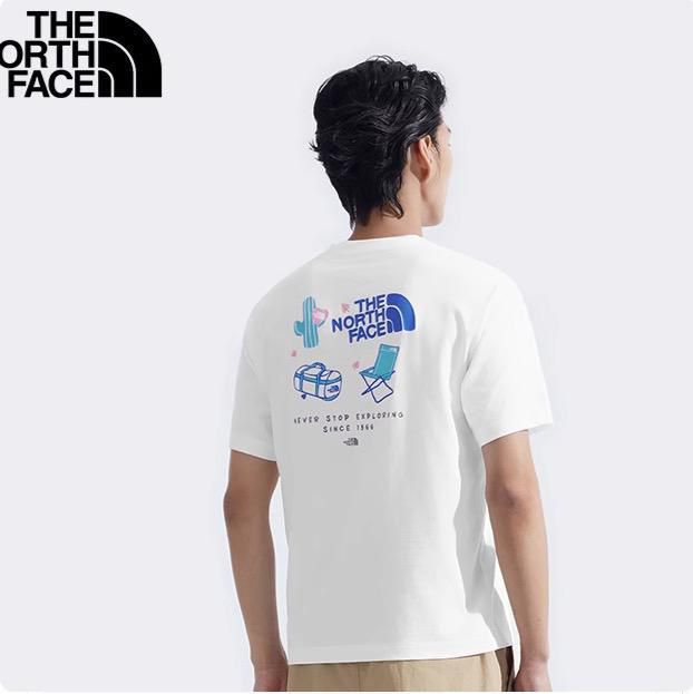 $85件。2件起$75件。3包選擇。Tnf仙人掌前後印花短袖