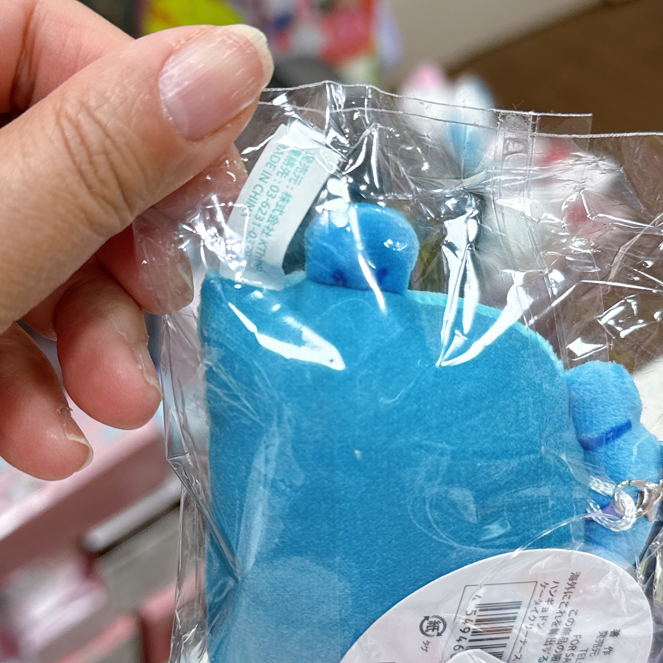 日本直送日本限定sanrio可抹mon電話繩掛飾