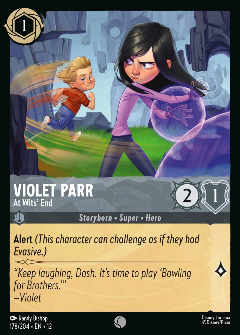 Violet Parr - At Wits' End | Set12-178 | Foil