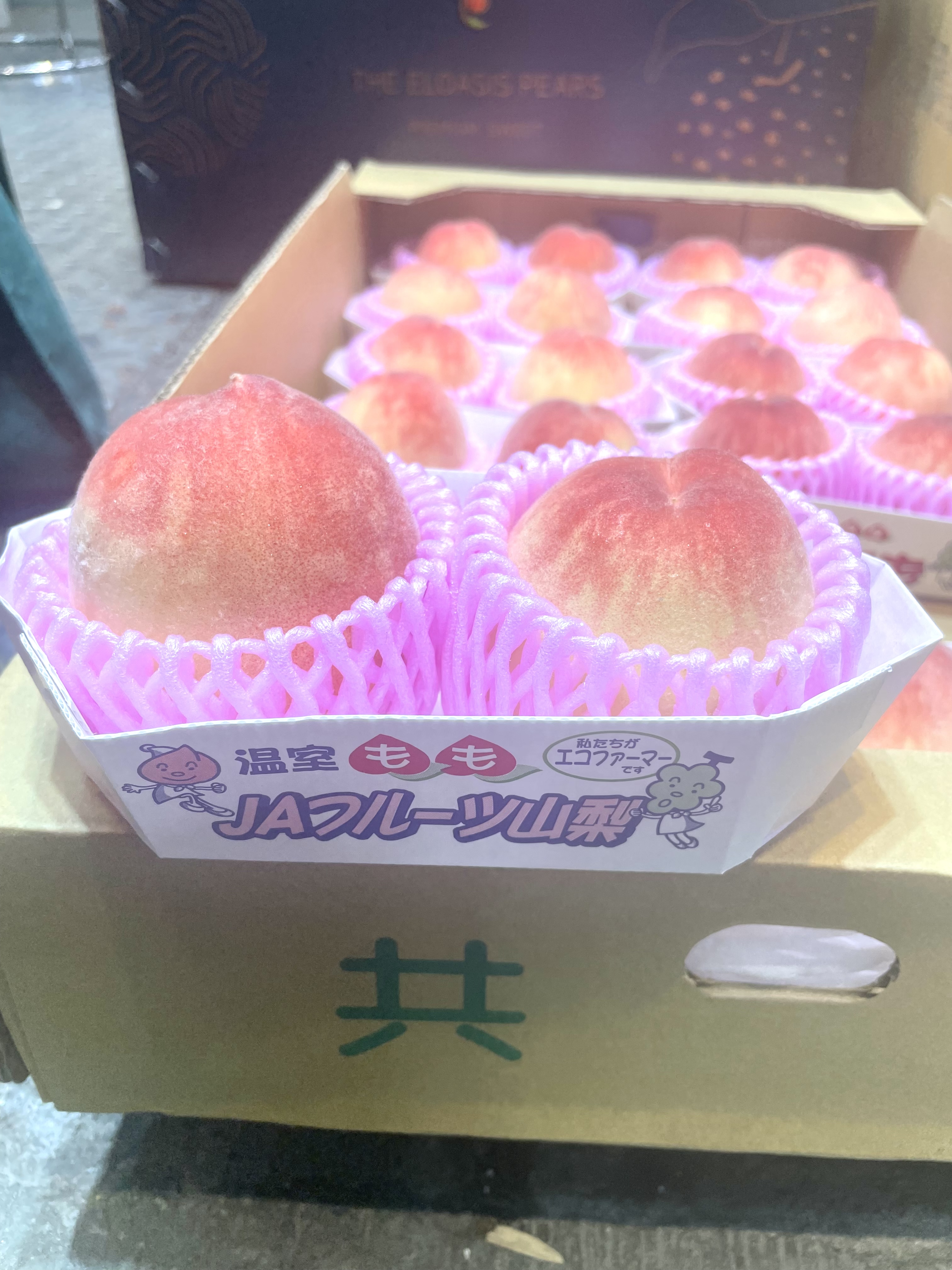 日本溫室水蜜桃(1盒 2個）