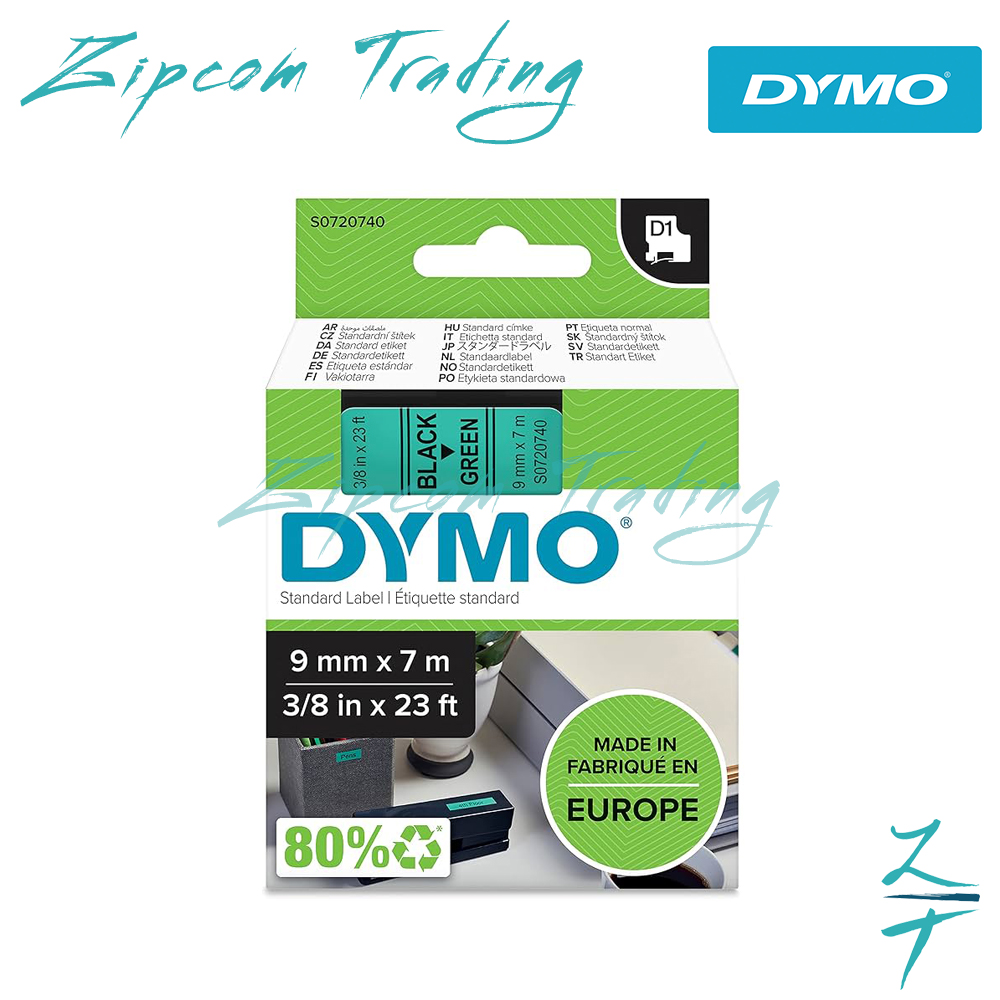 Dymo D1 Label Cassettes ( 6mm , 9mm ,12mm & 19mm)