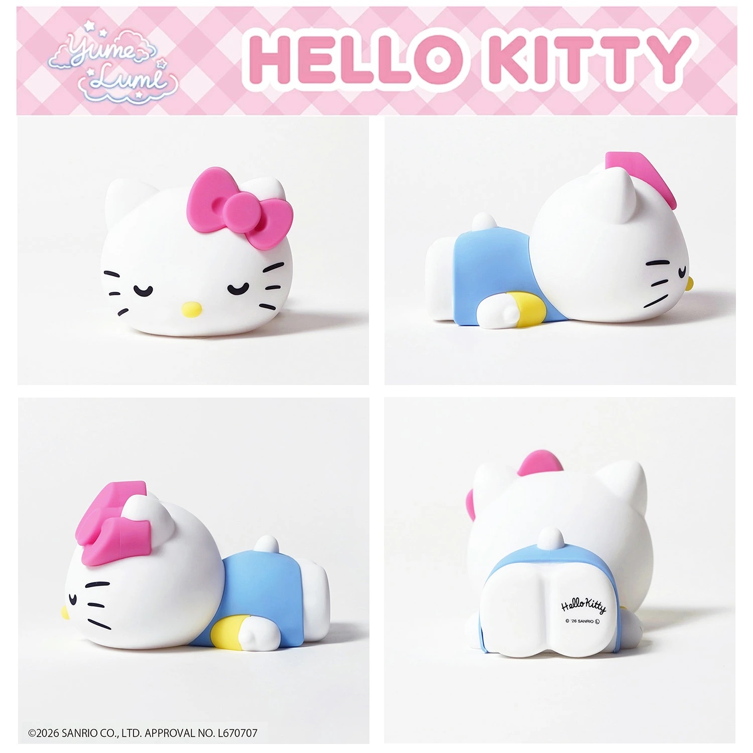 預訂 | 日本版 Kitty 趴睡拍拍小夜燈