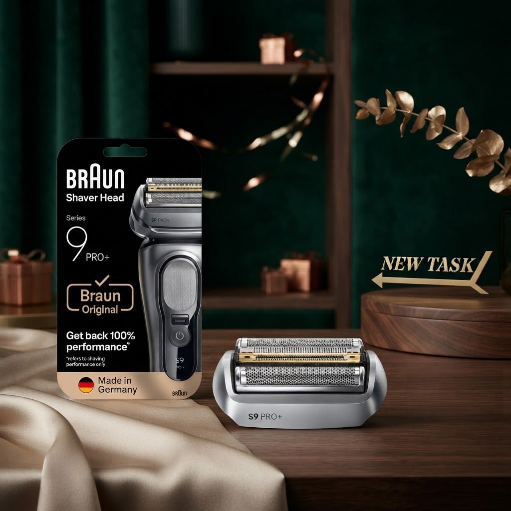 百靈 Braun Series 9 PRO+, 96M,原廠替換刀頭，兼容Series 9電動刮鬍刀 BRAUN Series 9 PRO+, 96M ORIGINAL Replacement Head, Compatible With Series 9