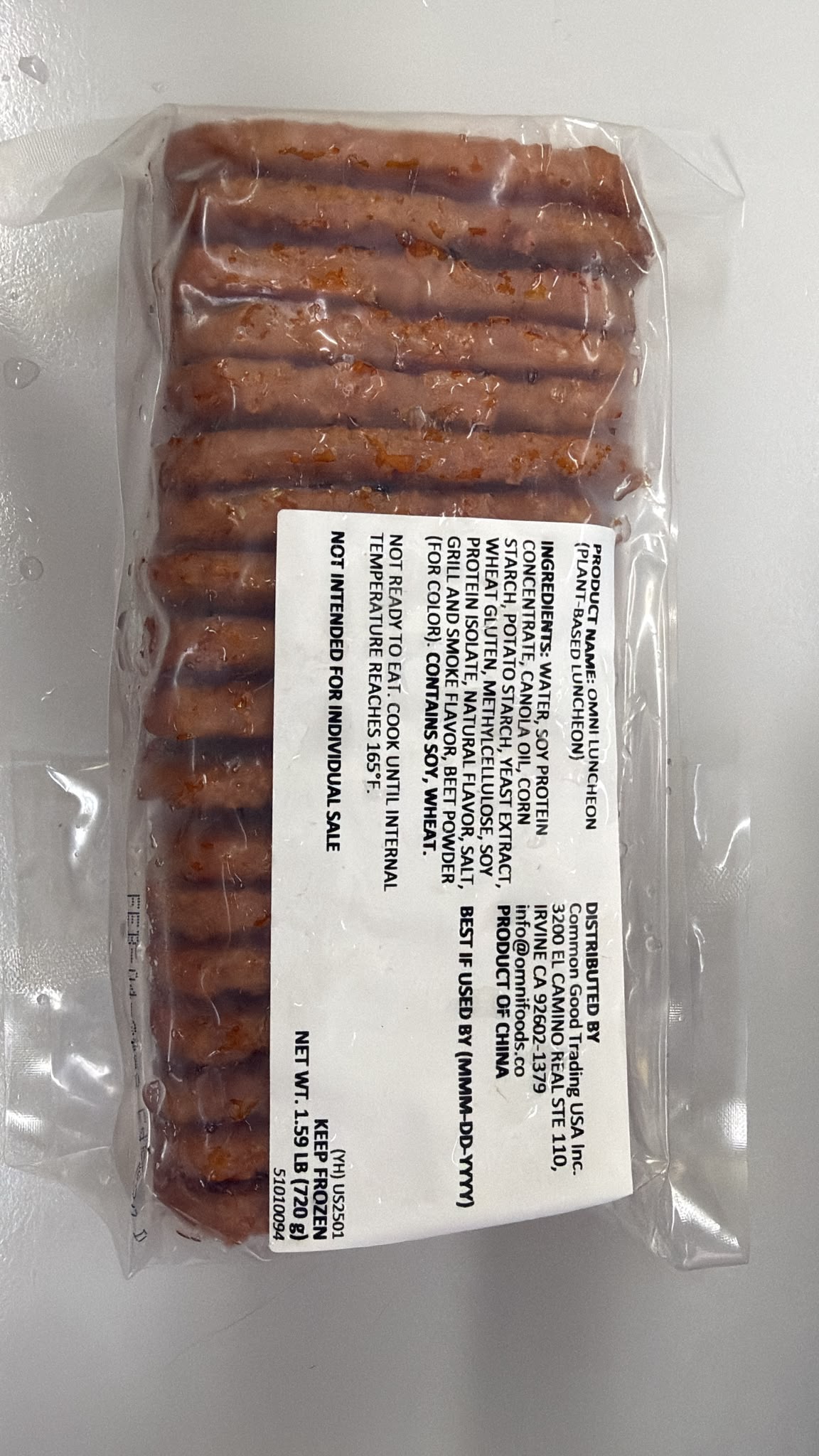 GC-OMN! 新餐肉 2.0 (純素) 720g/ OMN! Luncheon 2.0 (Plant-Based Luncheon) (Vegan) 720g