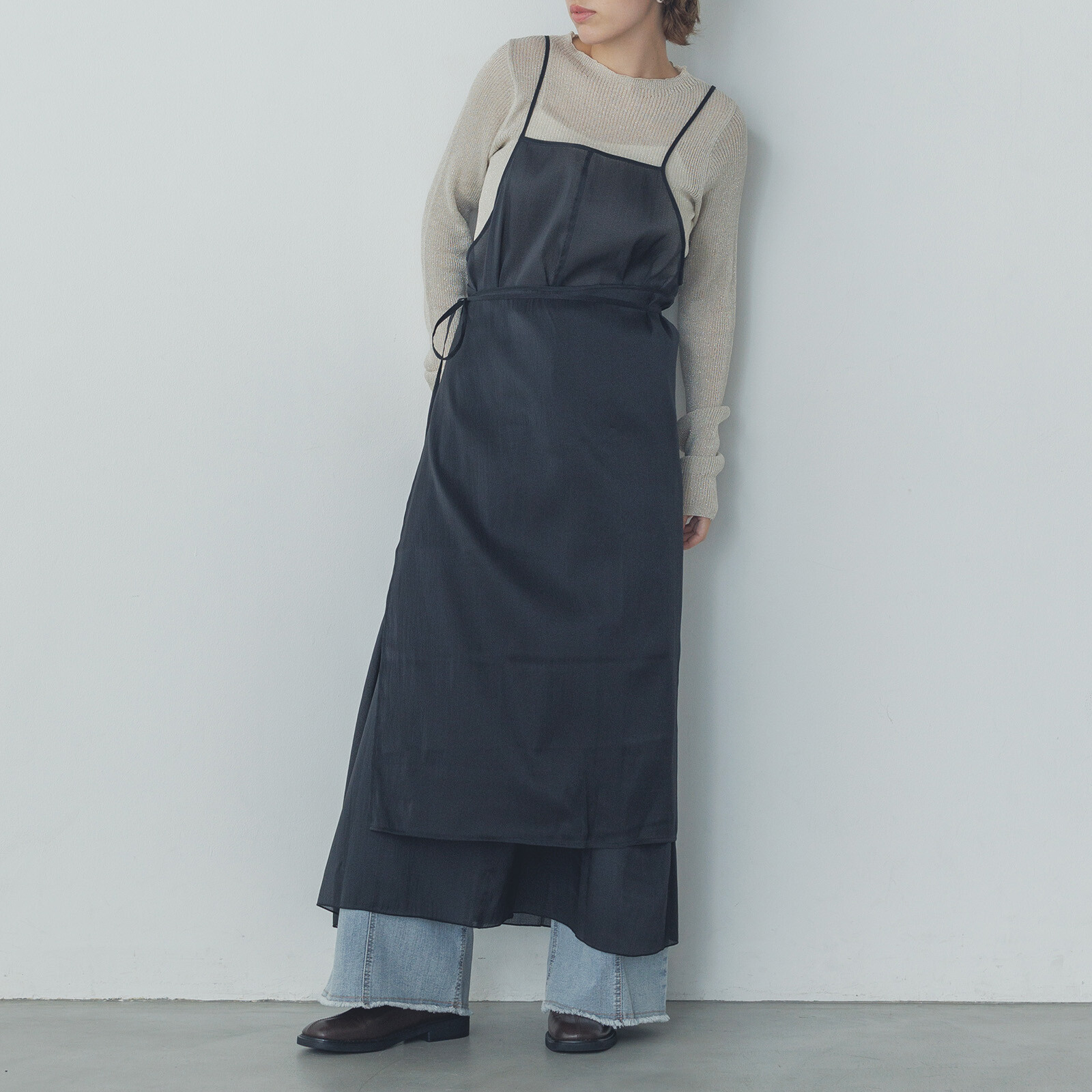 霧感疊穿連身outer【JOP002】