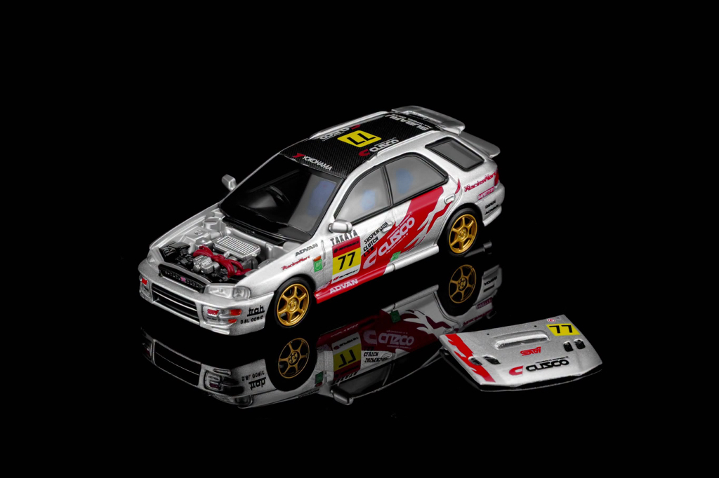 （預訂 Pre Order) MOTORHELIX (M67109) (M67110) 1/64 Subaru lmpreza Wagon WRX STi Version VI