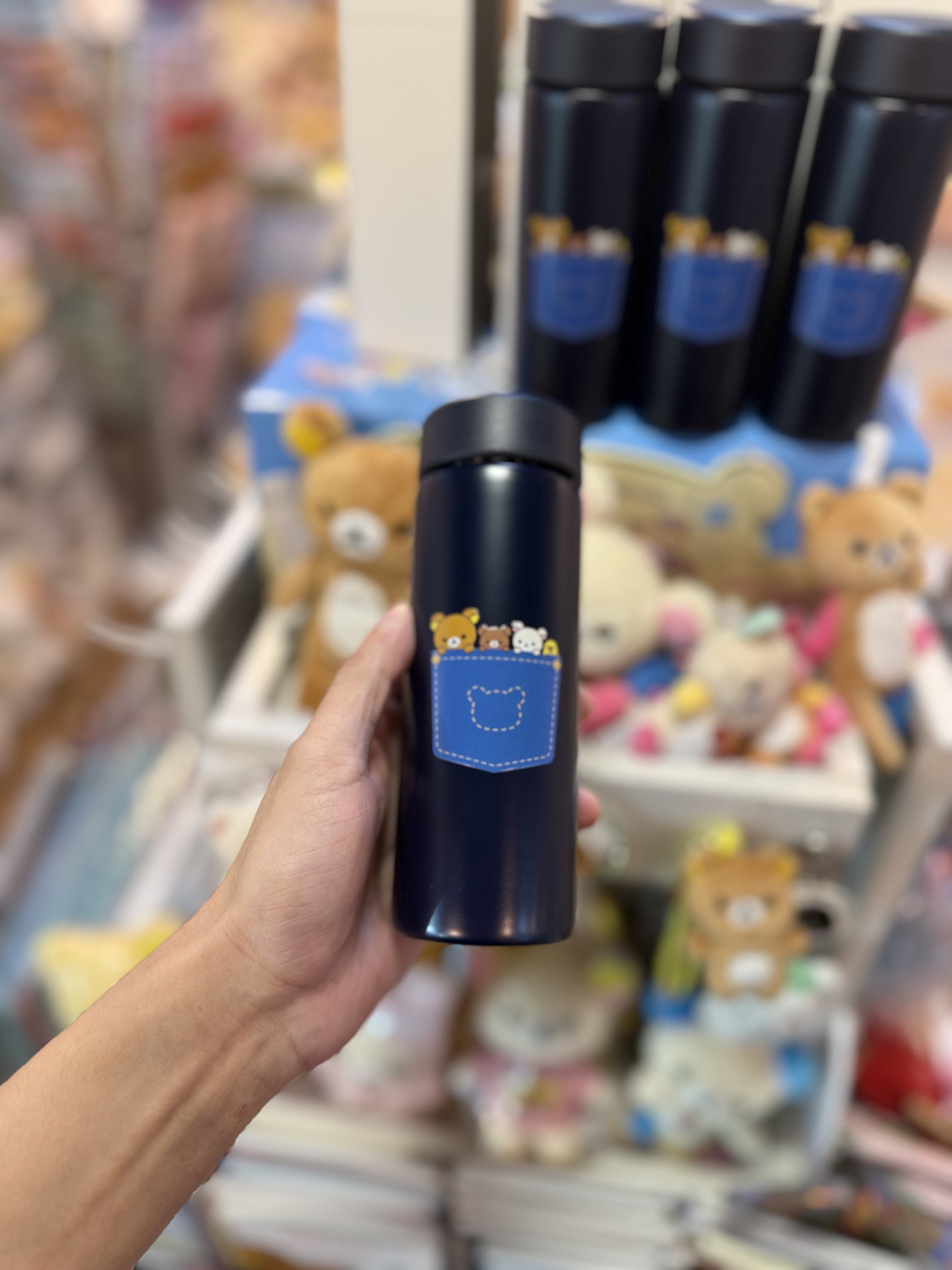 《現貨》全新日本倉敷/輕井澤店限定牛仔工人褲造型保溫壺 。300ml