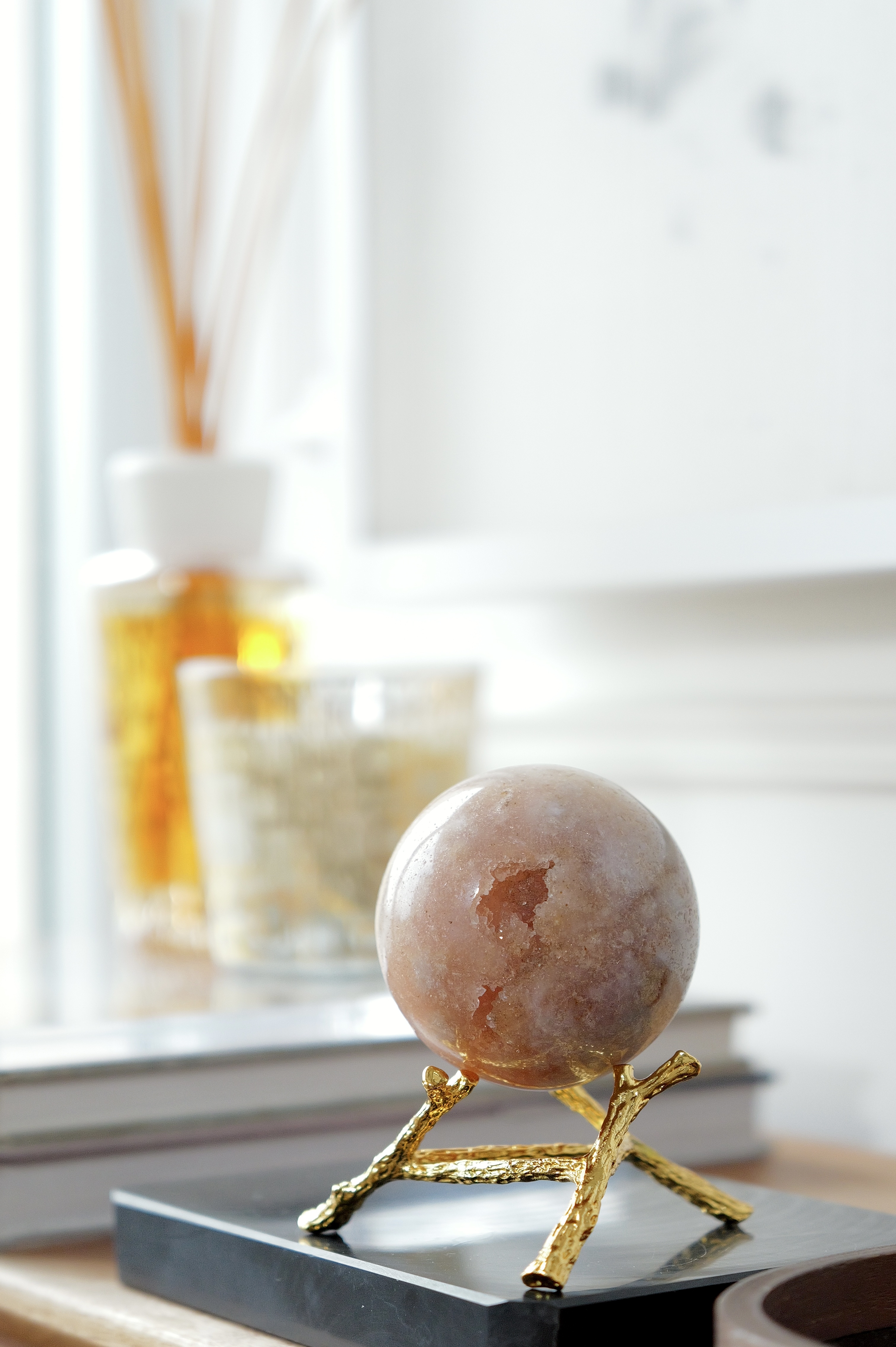 ༒ 6.7cm粉紅紫水晶 晶牙球༒ PA*7037CA8G3sa-RA*5TT