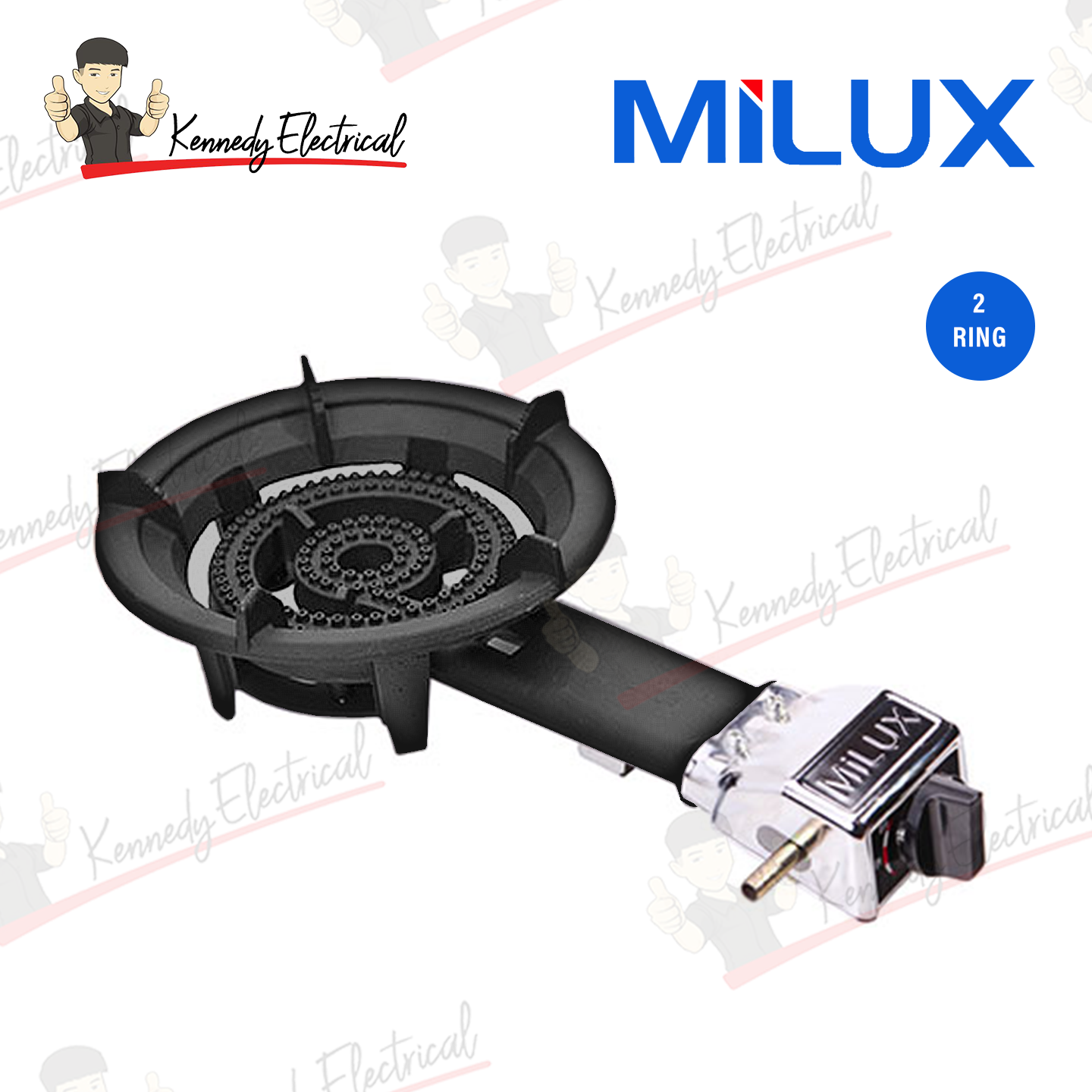 Milux High Pressure Cast Iron Gas Cooker (B-200)