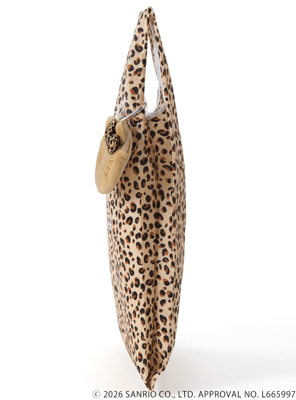 🎀【預訂】小麥色肌膚 Kitty x GRL  豹紋環保袋