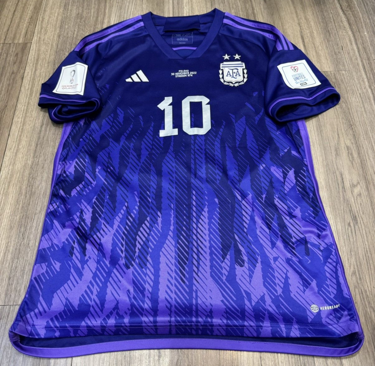 Argentina WC2022 away shirt #10 Messi