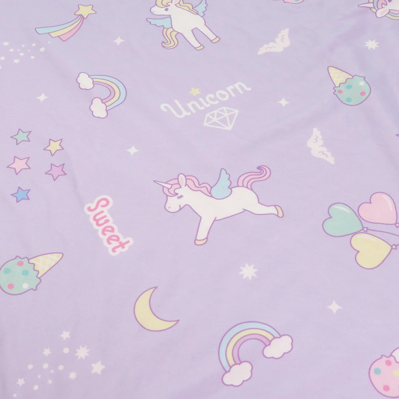 🆕【⭐訂購⭐】 🇯🇵日本直送 🌀Unicorn 獨角獸圖案 可機洗 接觸涼感單人毯🌀 [ELBD-0130][260226]