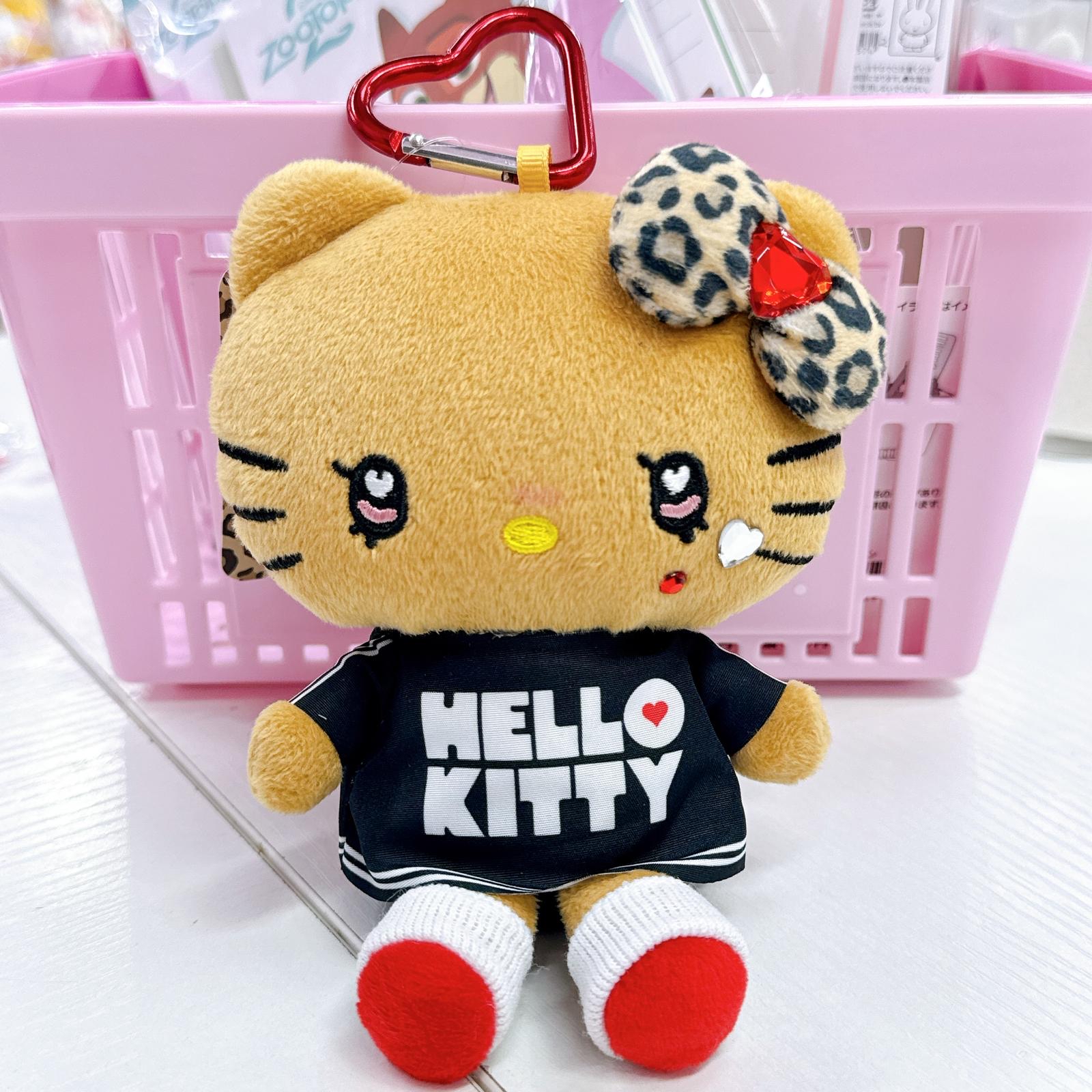 日本直送Hello Kitty黑皮公仔掛飾/髮夾