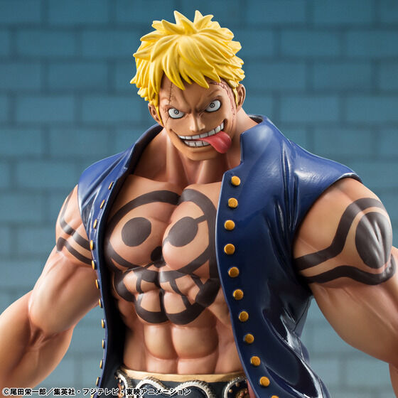 (預訂訂金 $400) (總價 $1058) (魂限) MegaHouse Portrait.Of.Pirates One Piece “Sailing Again” Bellamy the Hyena POP 海賊王 鬣狗貝拉密 (限定復刻版) (行版)