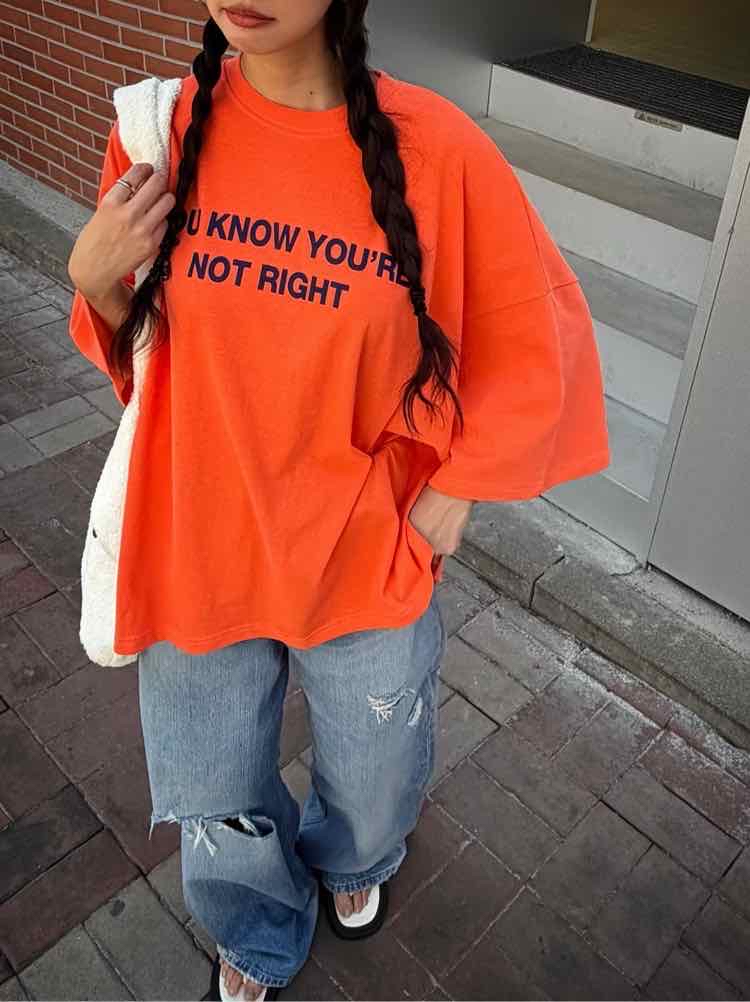 221207 YOU KNOW YOU’RE NOT RIGHT TEE