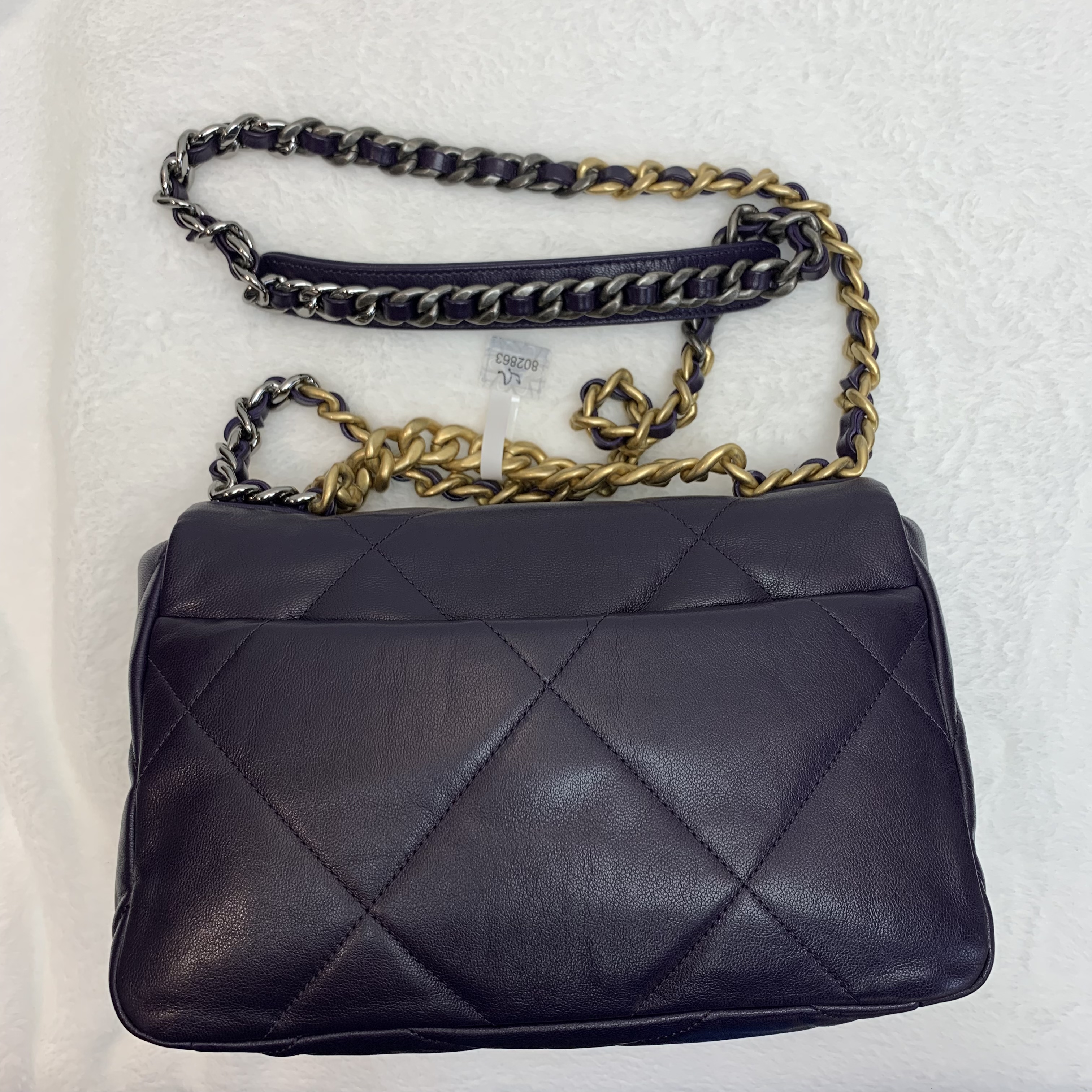 罕有近三折❤️‍🔥Chanel 19bag 紫色金銀