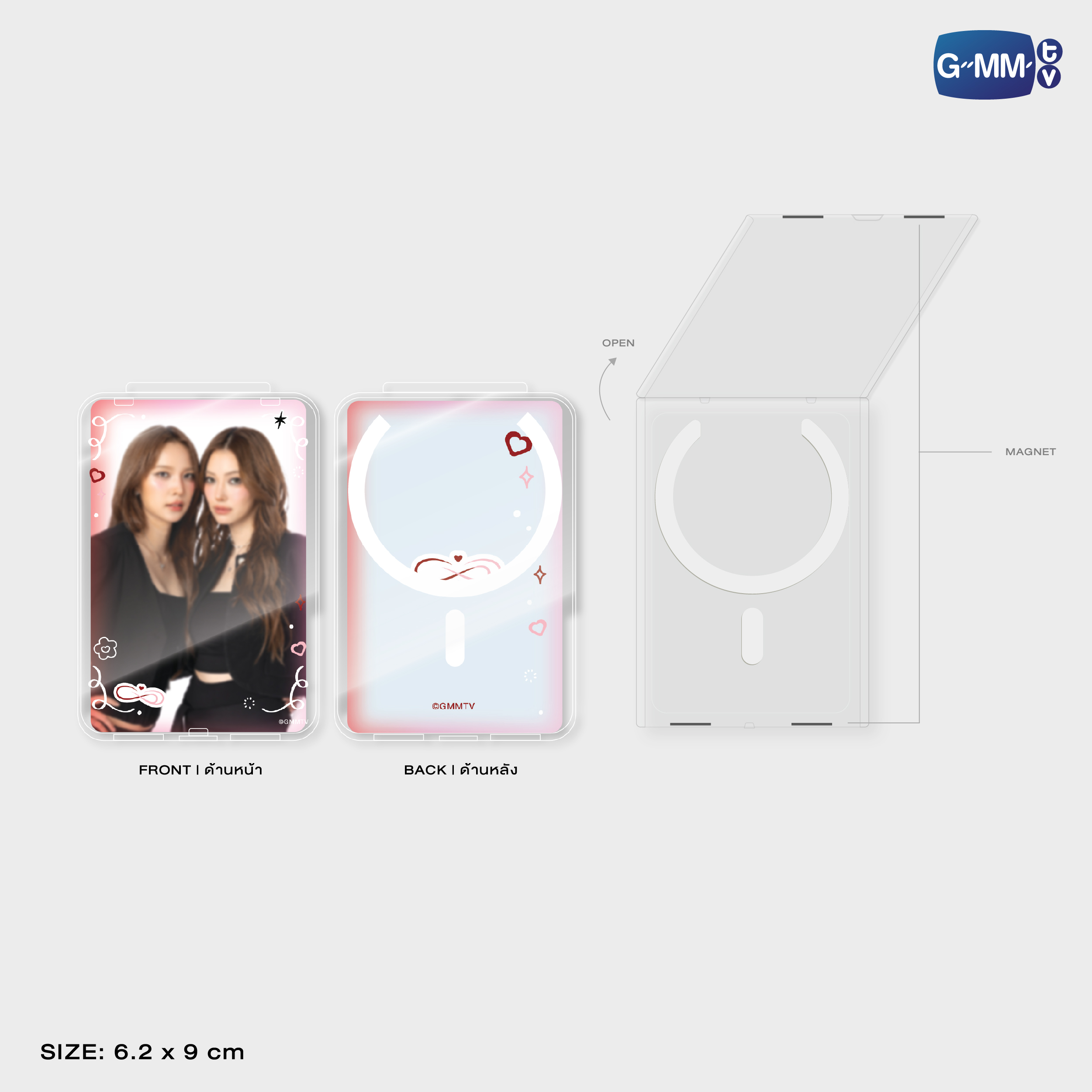 JANJINGJING ACRYLIC MAGNETIC CARD HOLDER | TAIPEI POP UP STORE JUN 2026