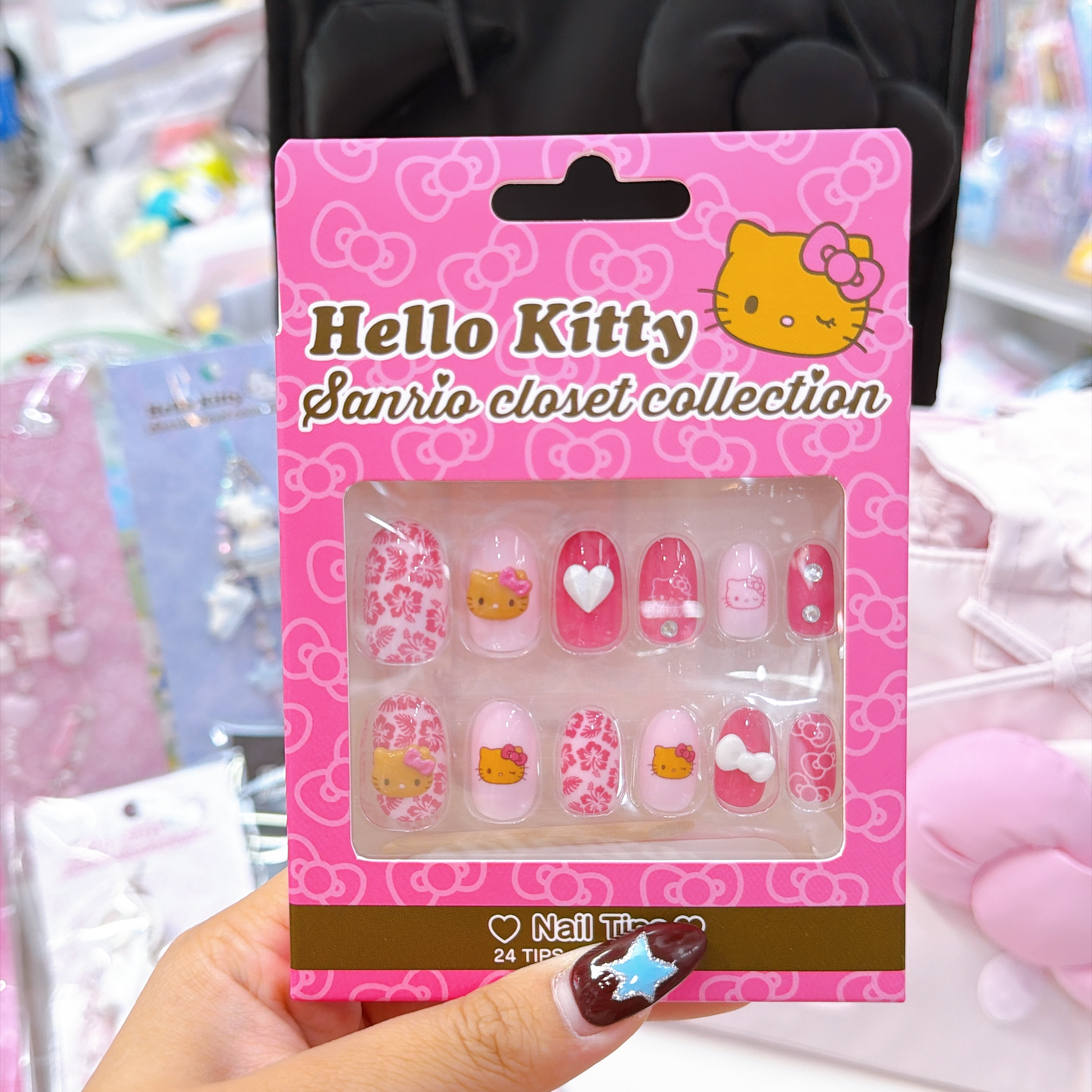 日本即送日本版Hello Kitty生日系列穿戴甲