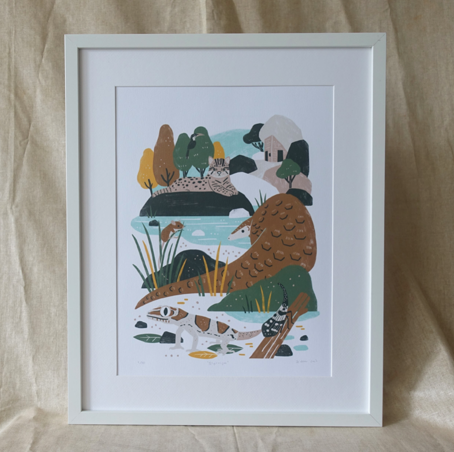 &dear 320x450 ART PRINT Sigiriya limited edition