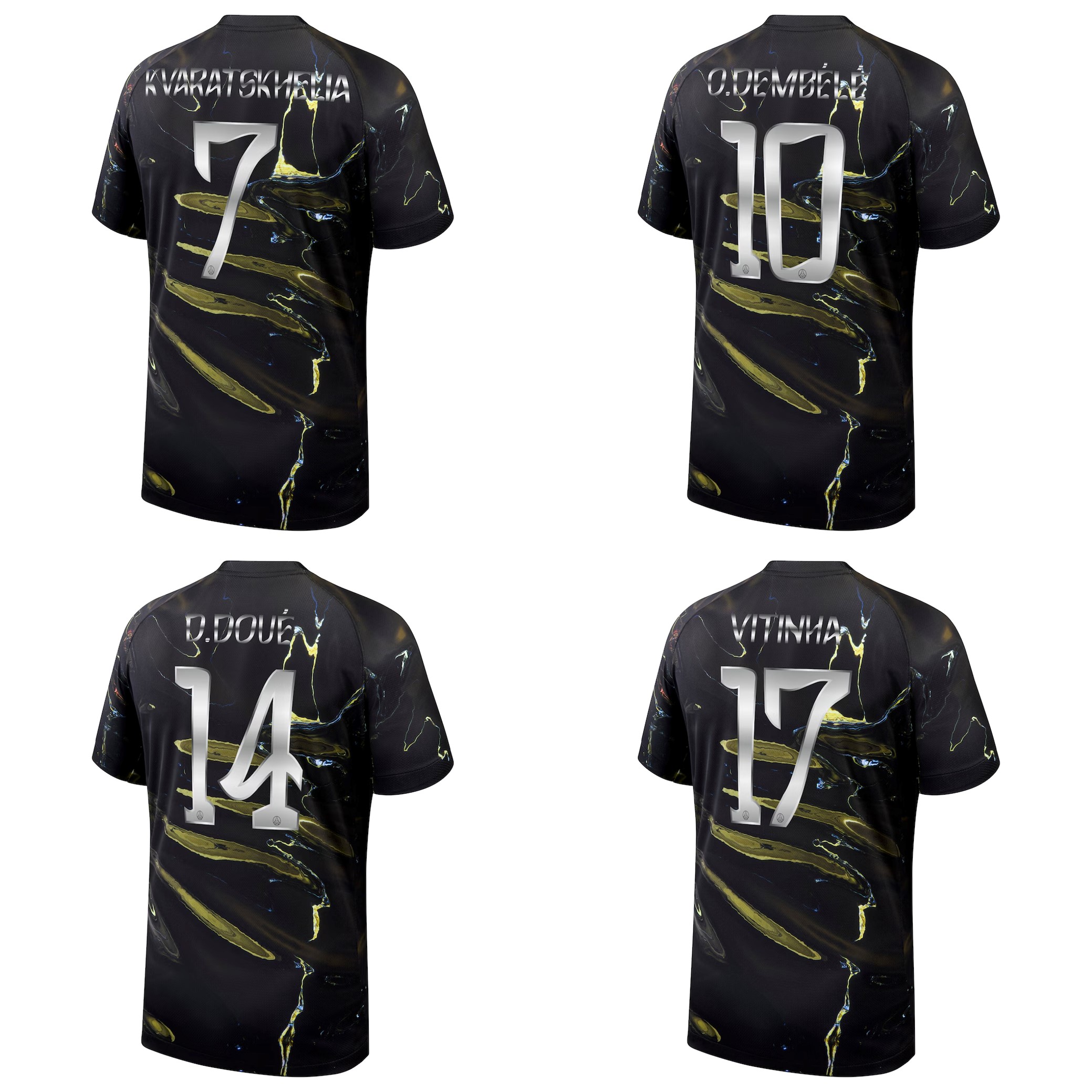 🌌 捕捉巴黎之夜 Nike Jordan x PSG "Night Edition" 聯名球迷版球衣 (可加印字章) IB3143