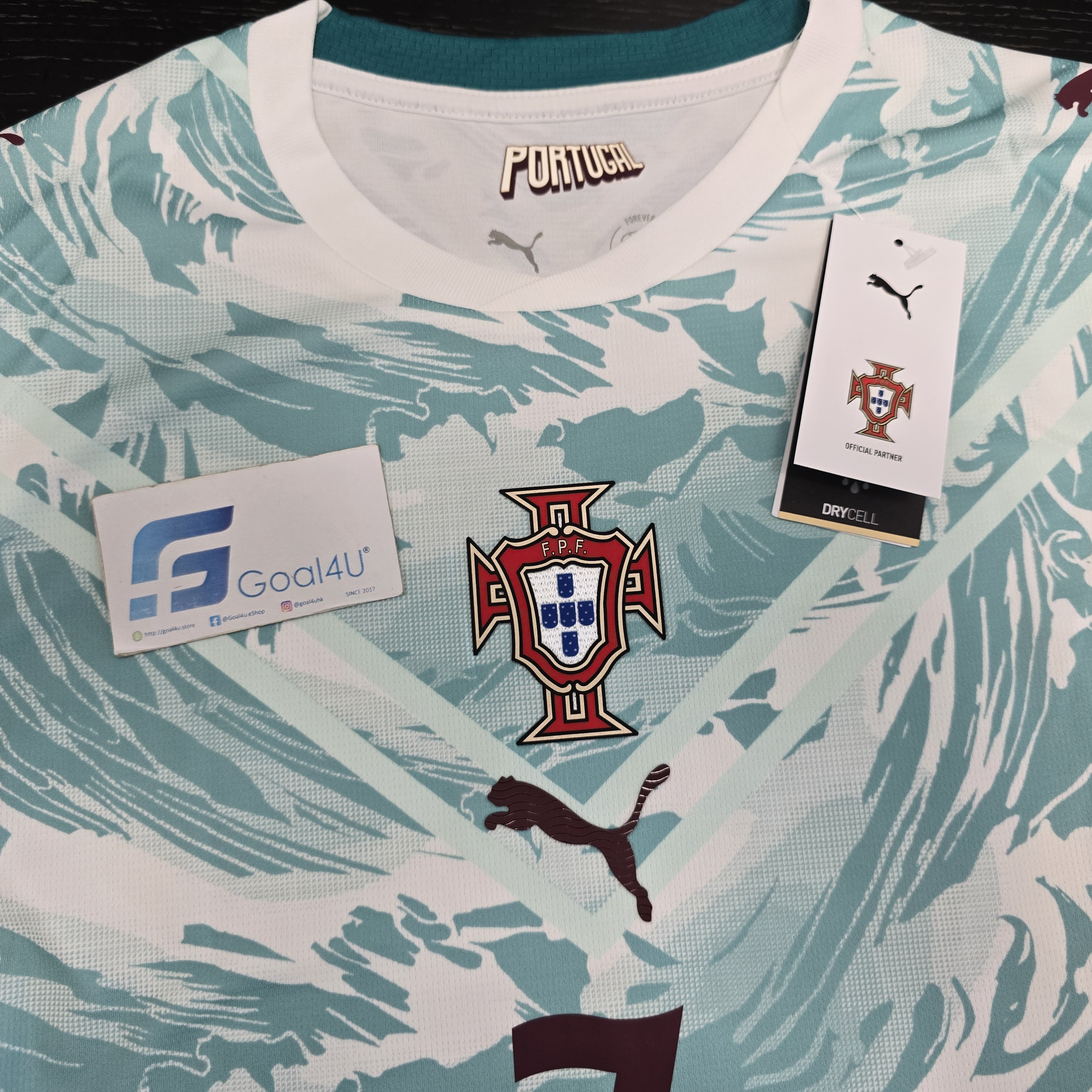 英雄的深海盔甲🌊 Puma Portugal 葡萄牙 2026-27 作客球迷版球衣 (可加印字章) 783288