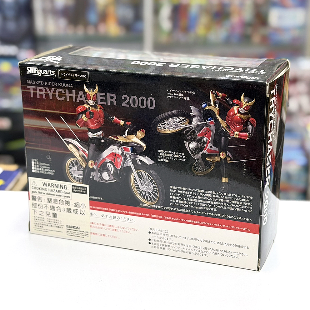 (行版) Bandai S.H.Figuarts 幪面超人古迦 電單車 三角追跡者 2000 SHF Kamen Rider Kuuga Try Chaser 2000 (2015)