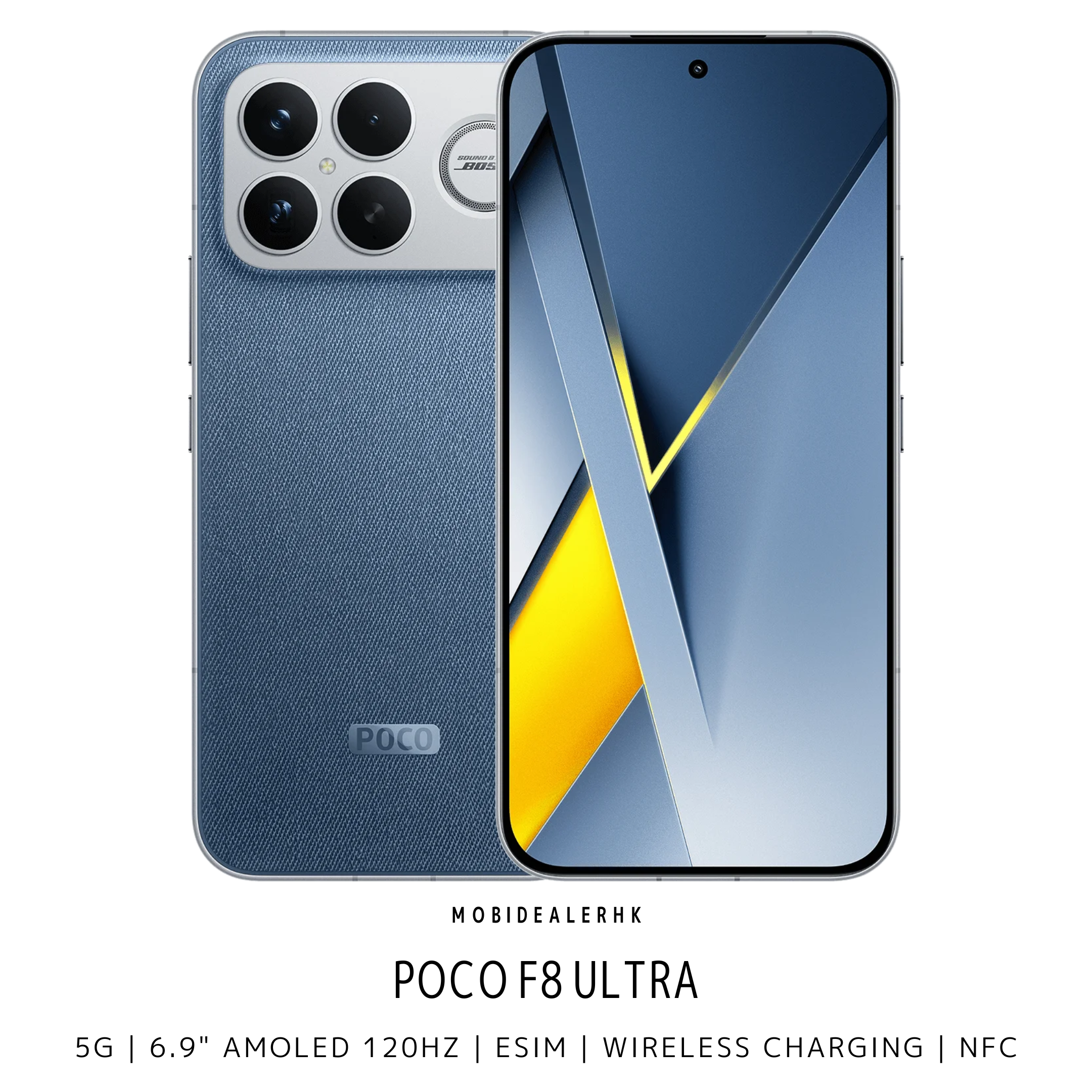 Poco F8 Ultra | 5G | 智能手機 | Snapdragon 8 Elite Gen5 | 潛望式遠攝鏡頭 | 100W快充 | IP68防水