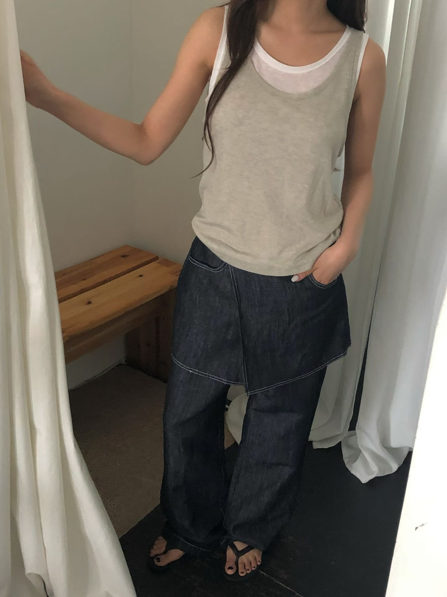 東大門女裝 | 2Layer Sleeveless 