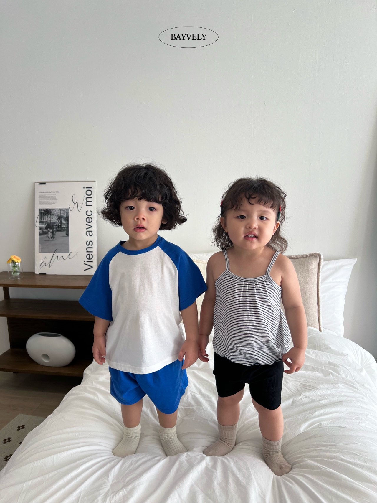 🇰🇷BAYVELY tee+背心set