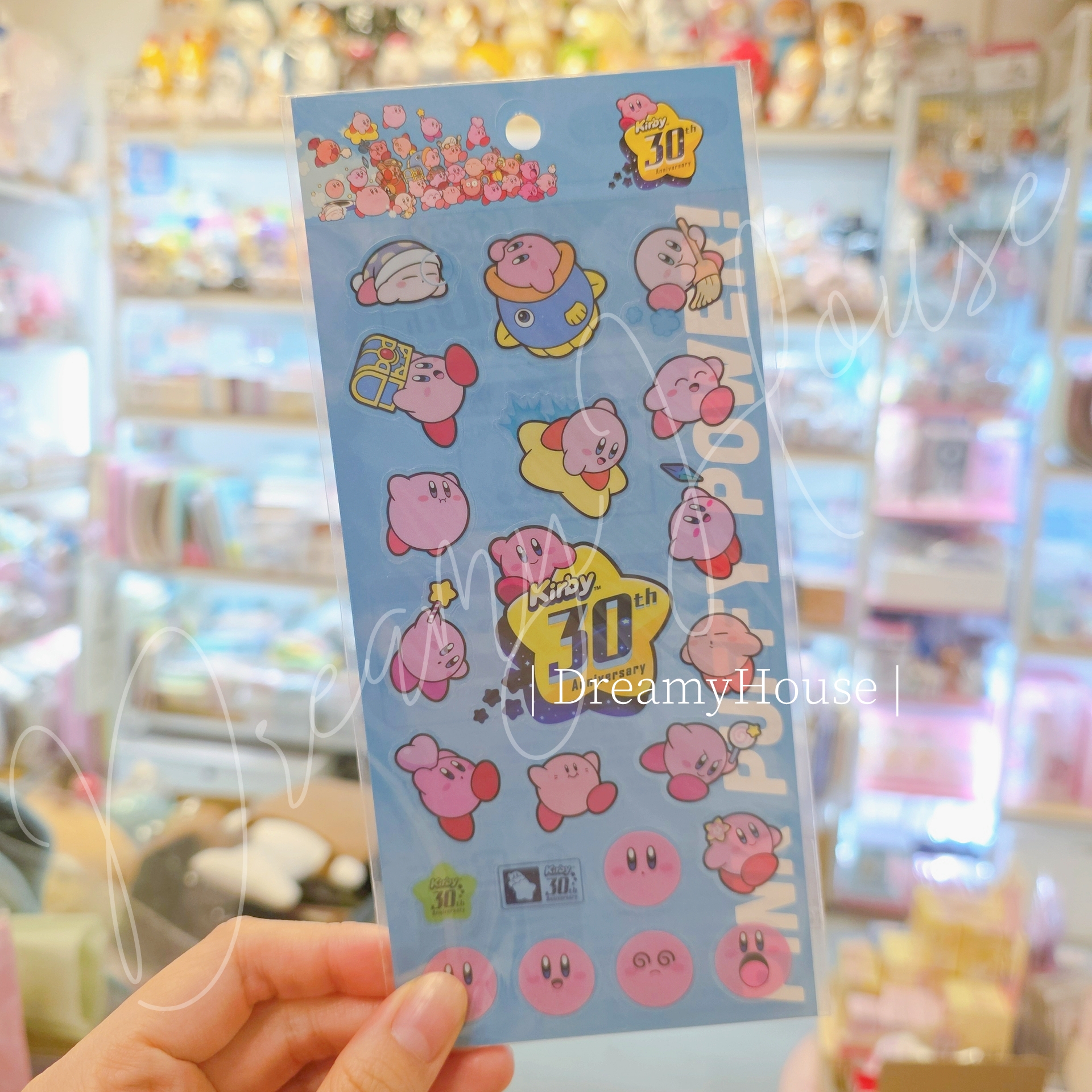 日本 Kirby 30th Anniversary 貼紙