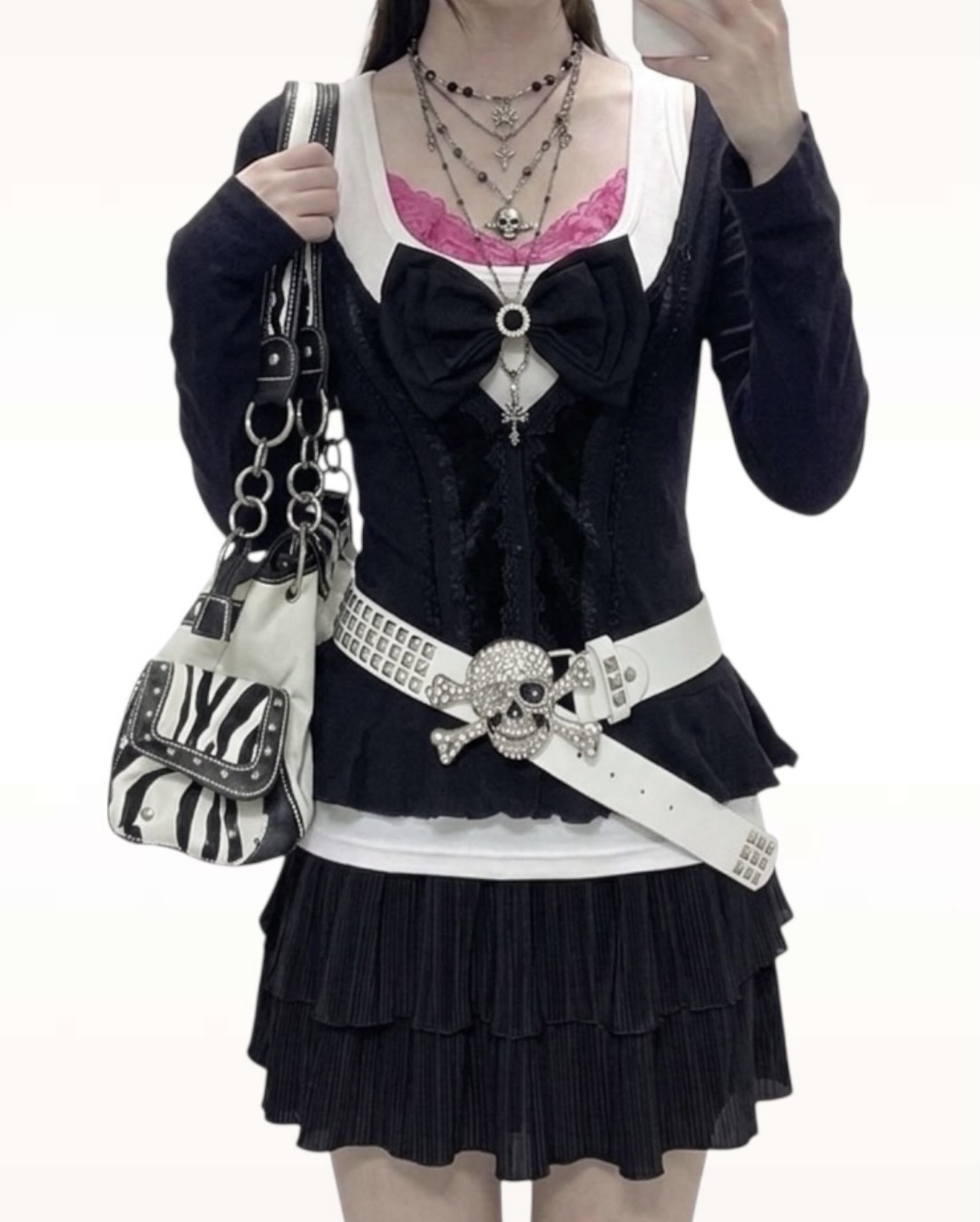 Black White Vinatge Set