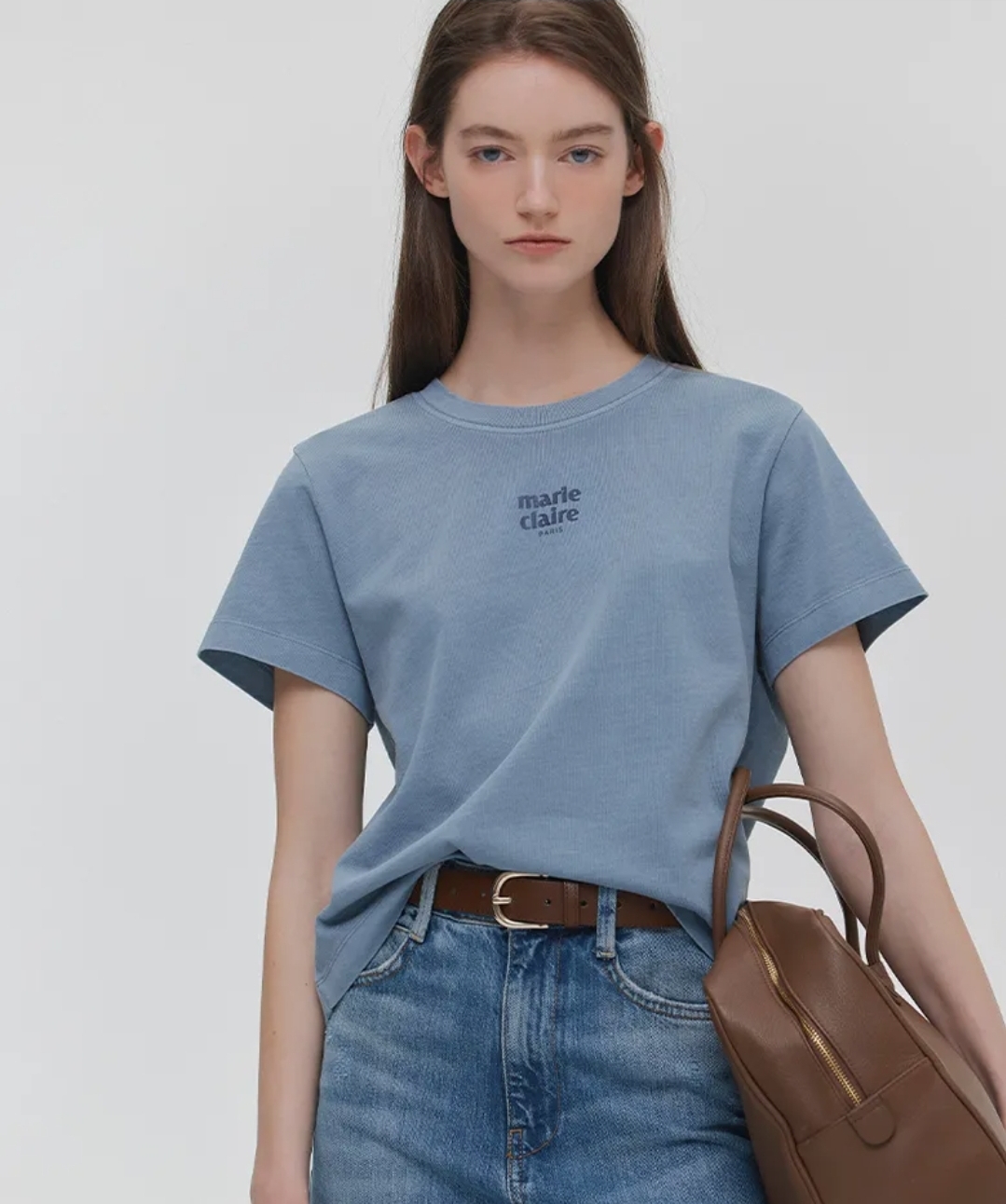 Marie Claire Essential Small Logo Tee 