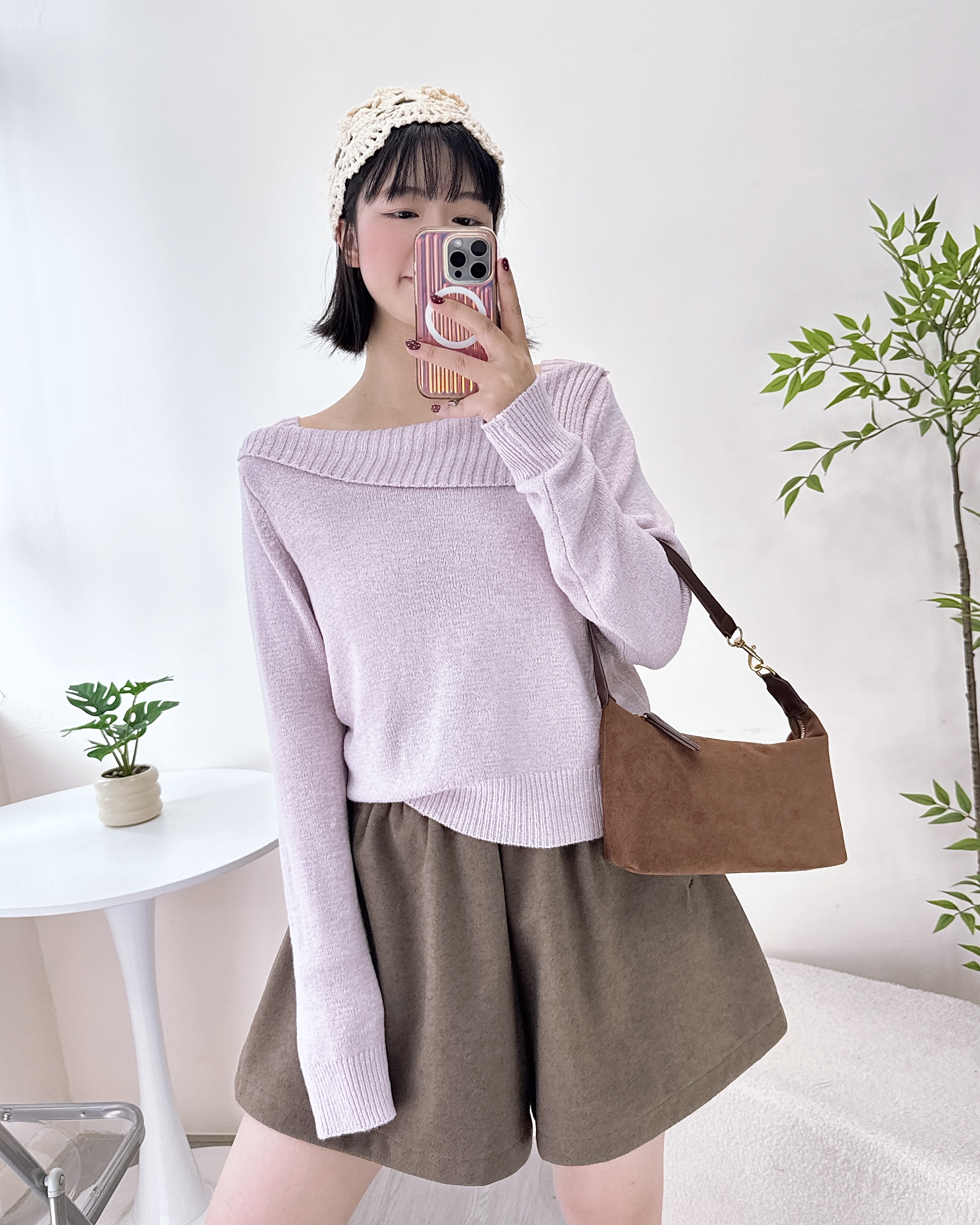 溫柔女人味線料上衣 2色