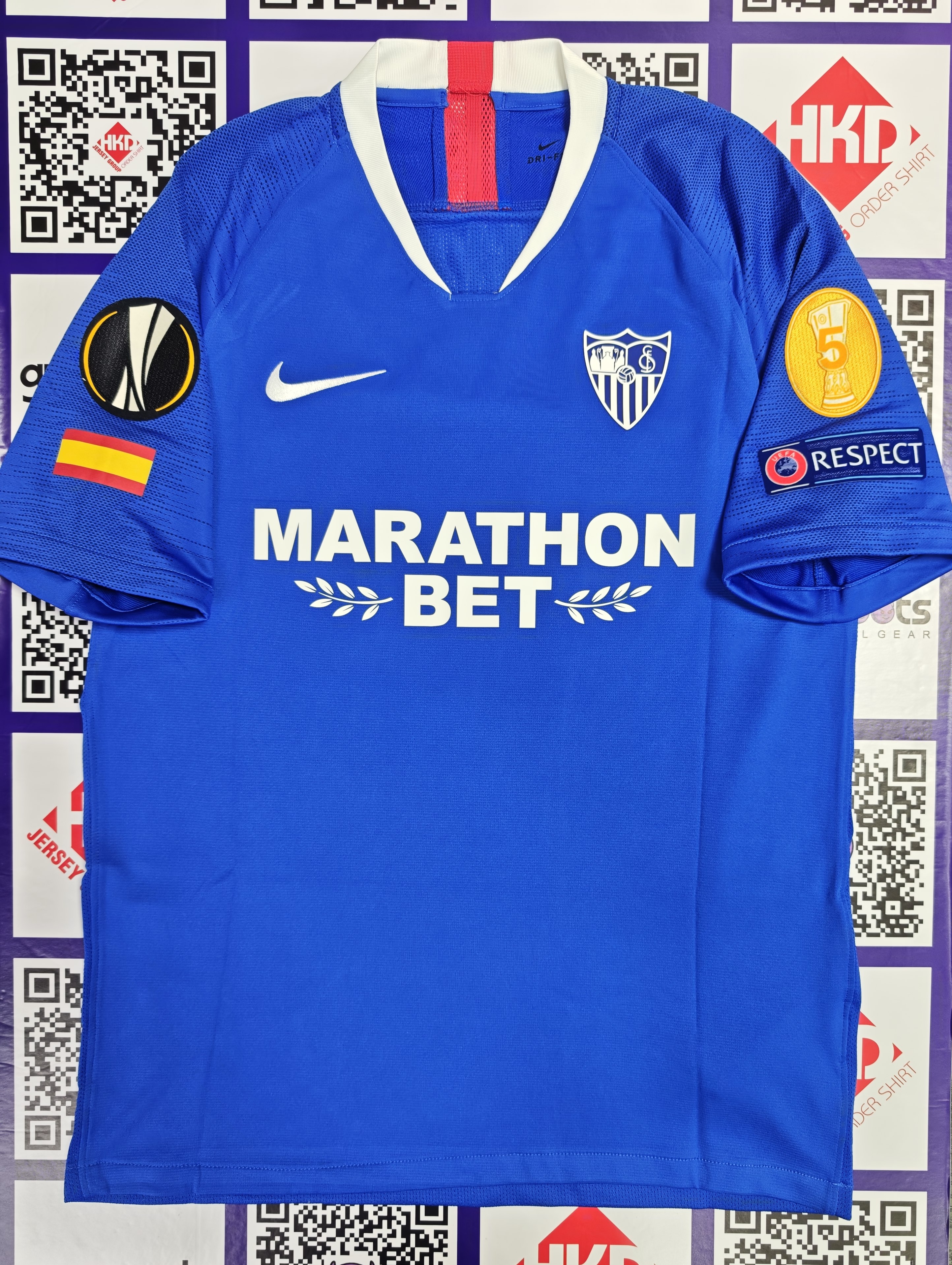 19/20 西維爾 客 Match issued Size M 連原裝CHICHARITO 歐霸Fullset