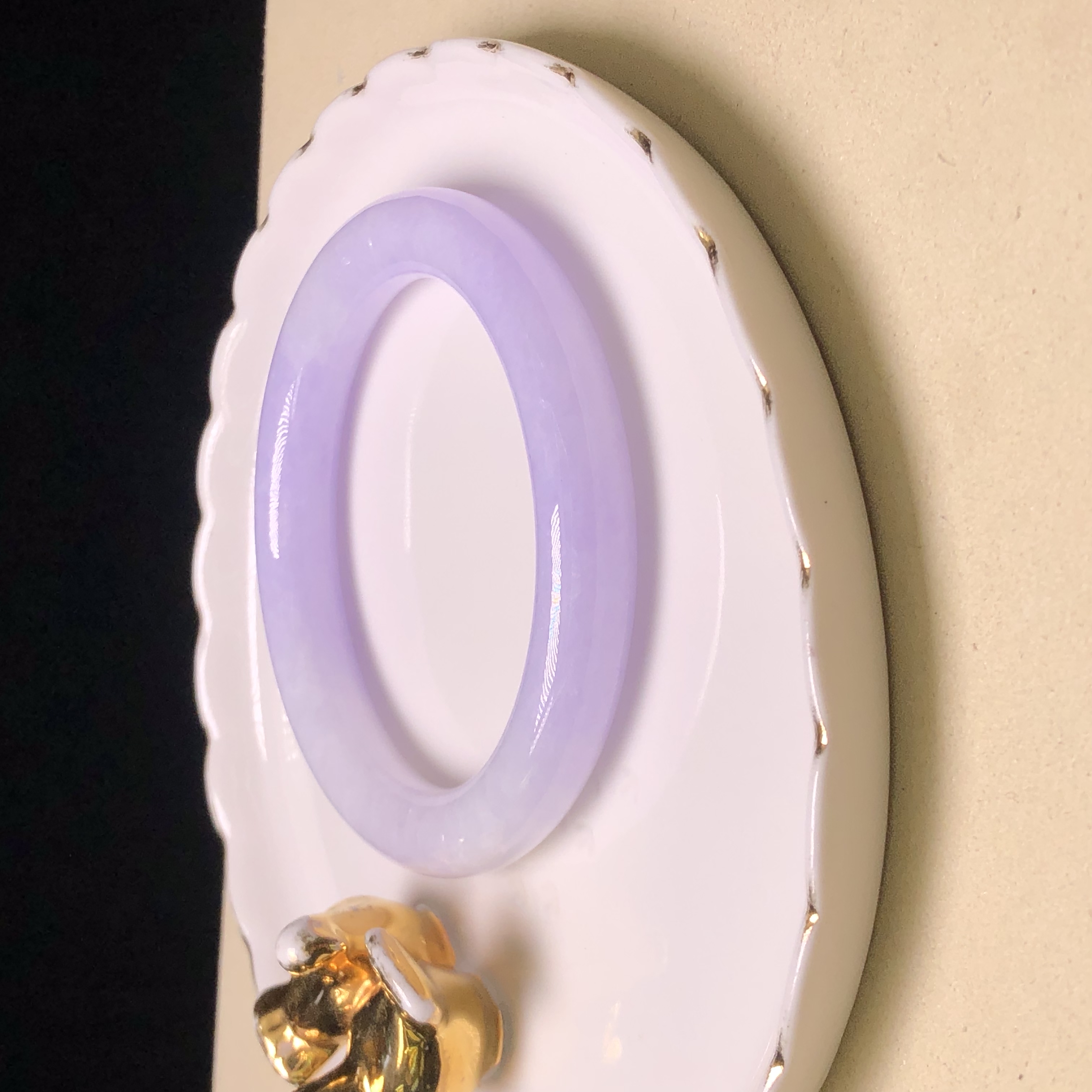 C06733木那藍紫圓鐲57.8mm