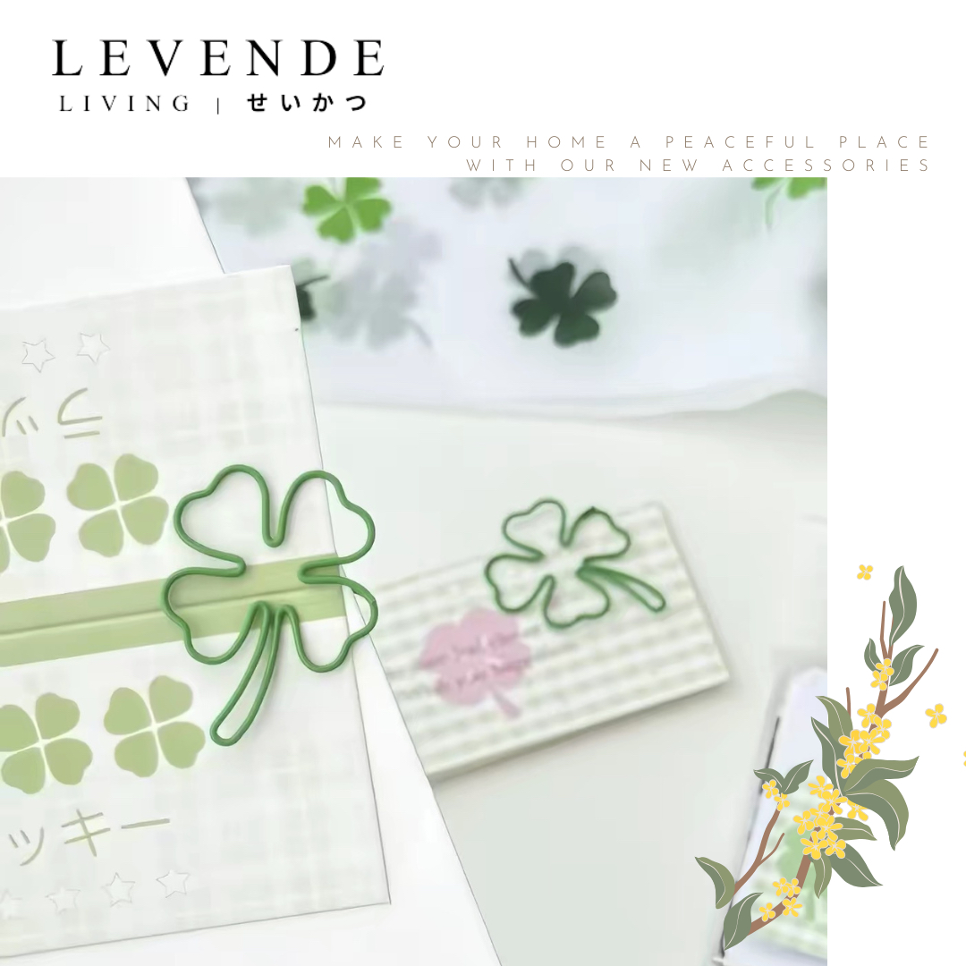 Levende 四葉草造型萬字夾